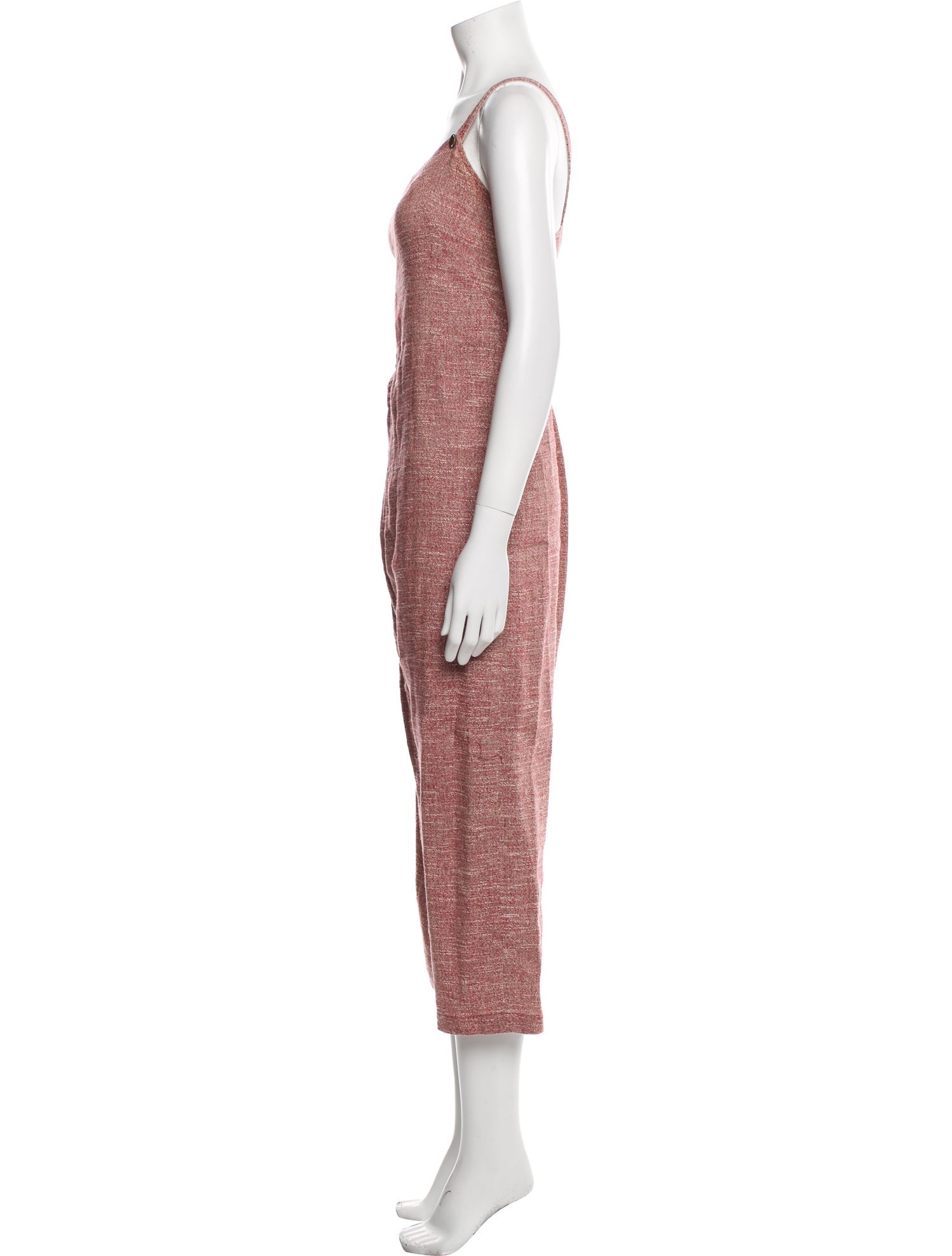 Rachel Comey Linen Tweed Pattern Jumpsuit