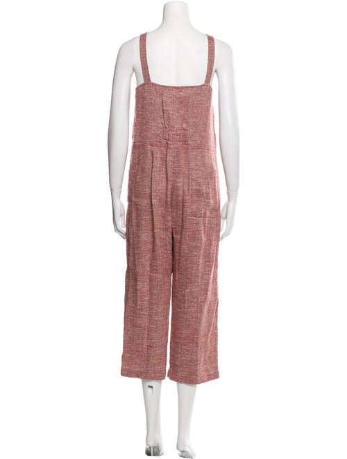 Rachel Comey Linen Tweed Pattern Jumpsuit