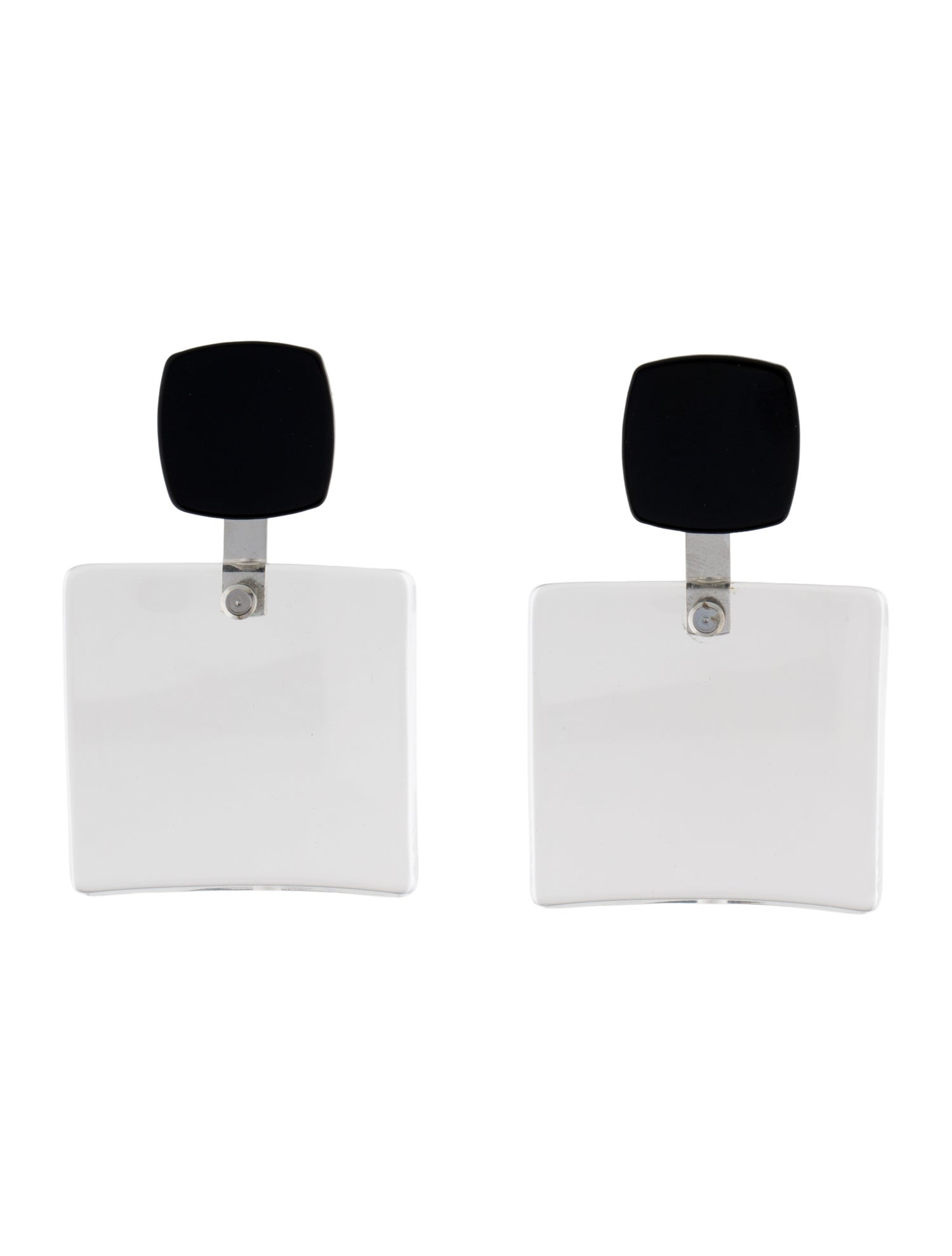 Rachel Comey Resin Square Earclip Earrings