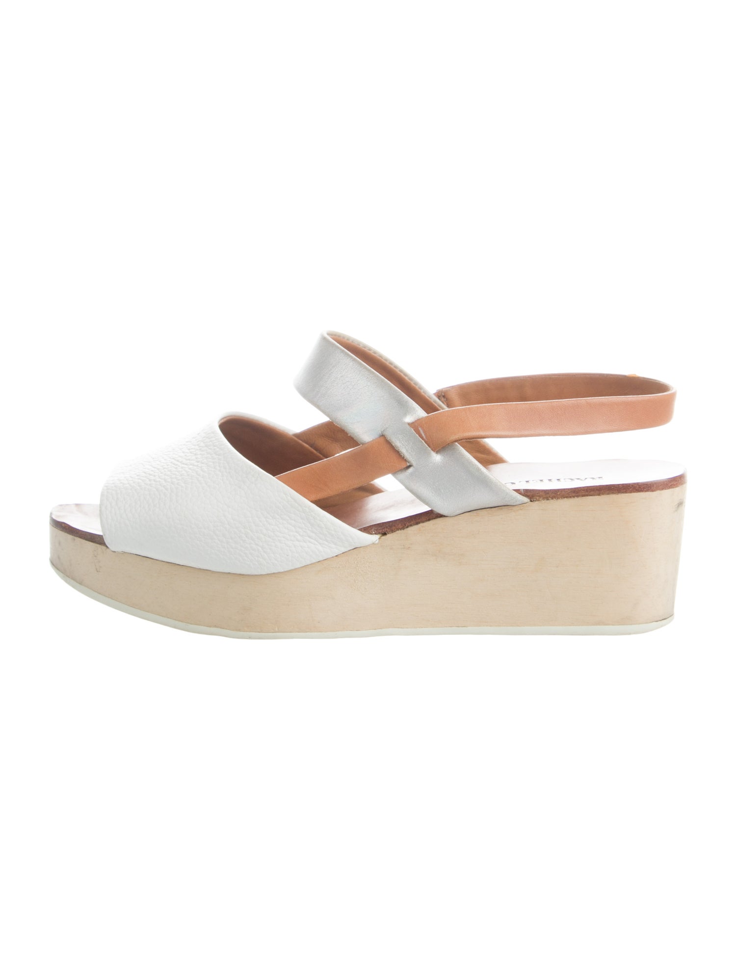 Rachel Comey Embossed Leather Cutout Accent Slingback Sandals