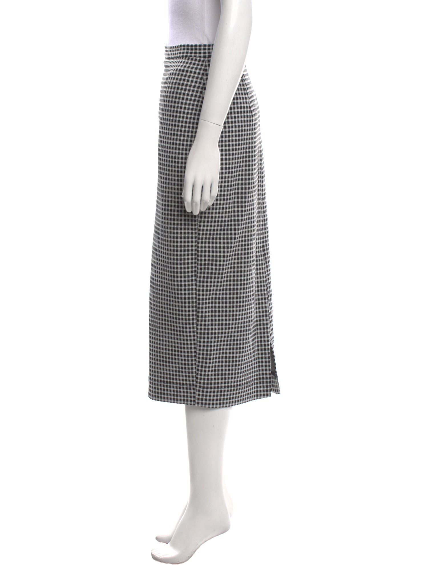 Rachel Comey Plaid Print Midi Length Skirt