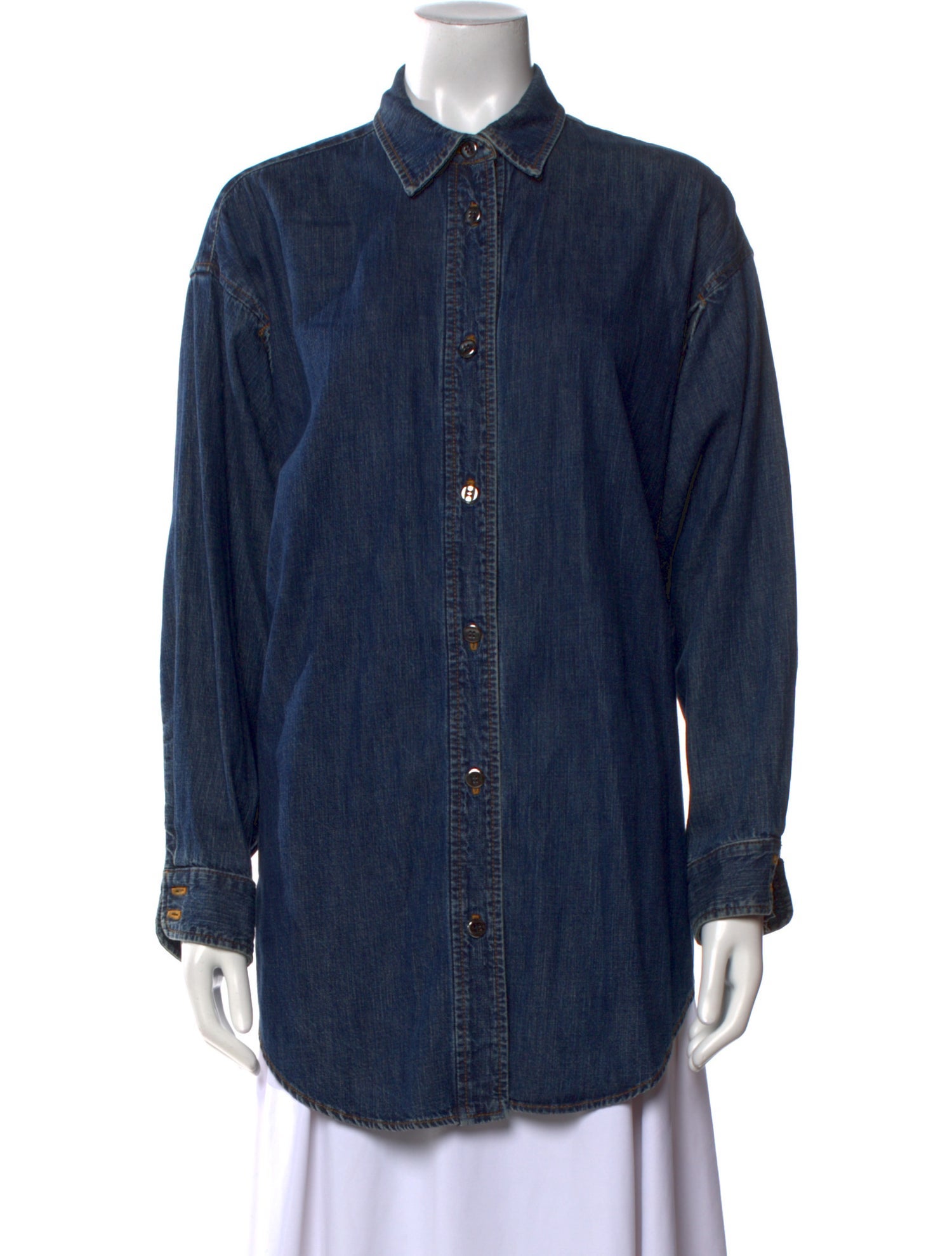 Rachel Comey Long Sleeve Button-Up Top