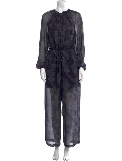 Rachel Comey Silk Printed Jumpsuit