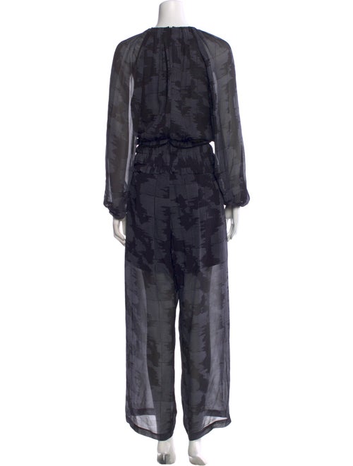 Rachel Comey Silk Printed Jumpsuit