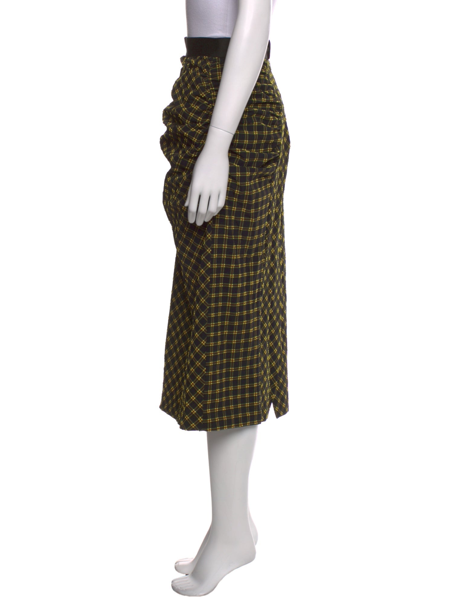 Rachel Comey Plaid Print Midi Length Skirt