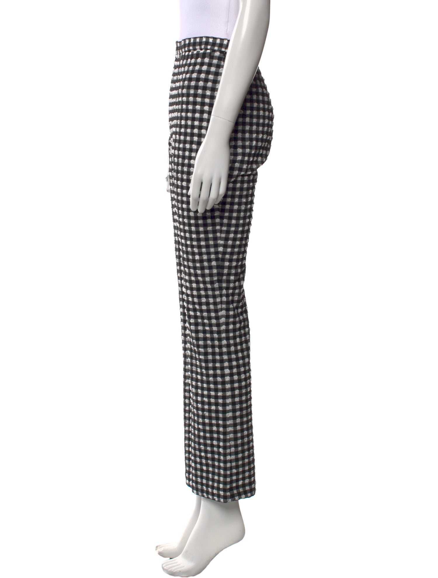 Rachel Comey Plaid Print Wide Leg Pants