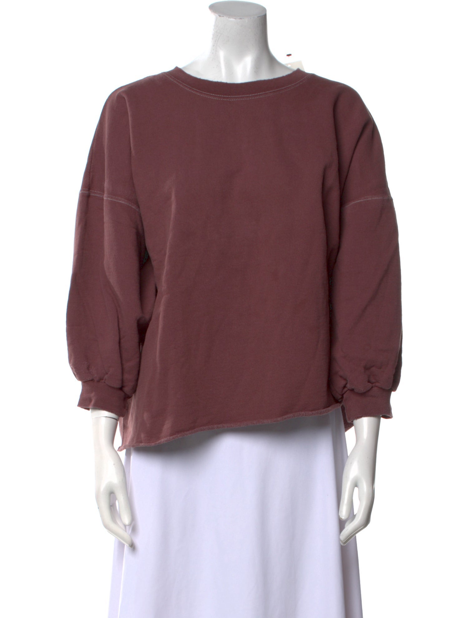 Rachel Comey Bateau Neckline Three-Quarter Sleeve Blouse