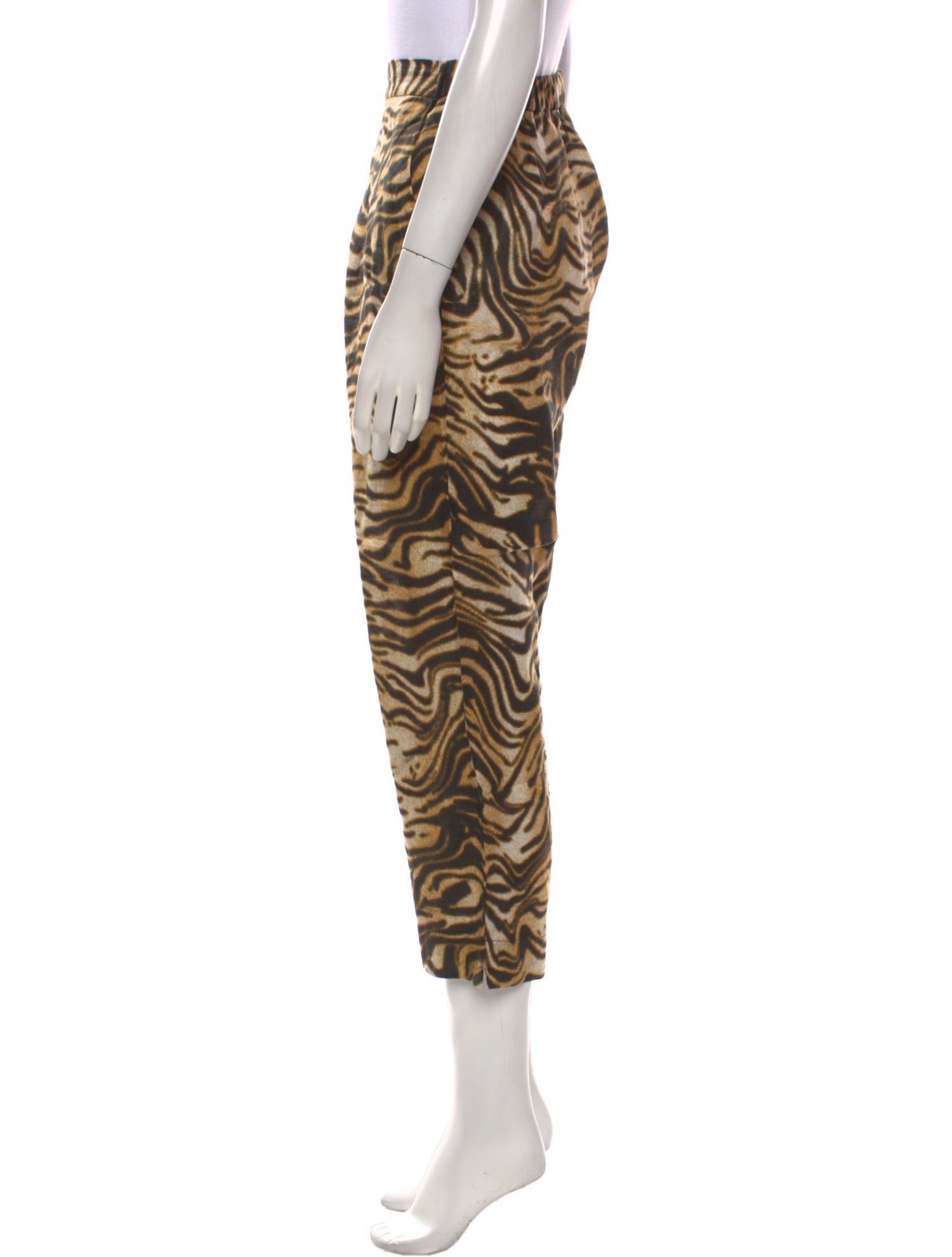 Rachel Comey Animal Print Straight Leg Pants