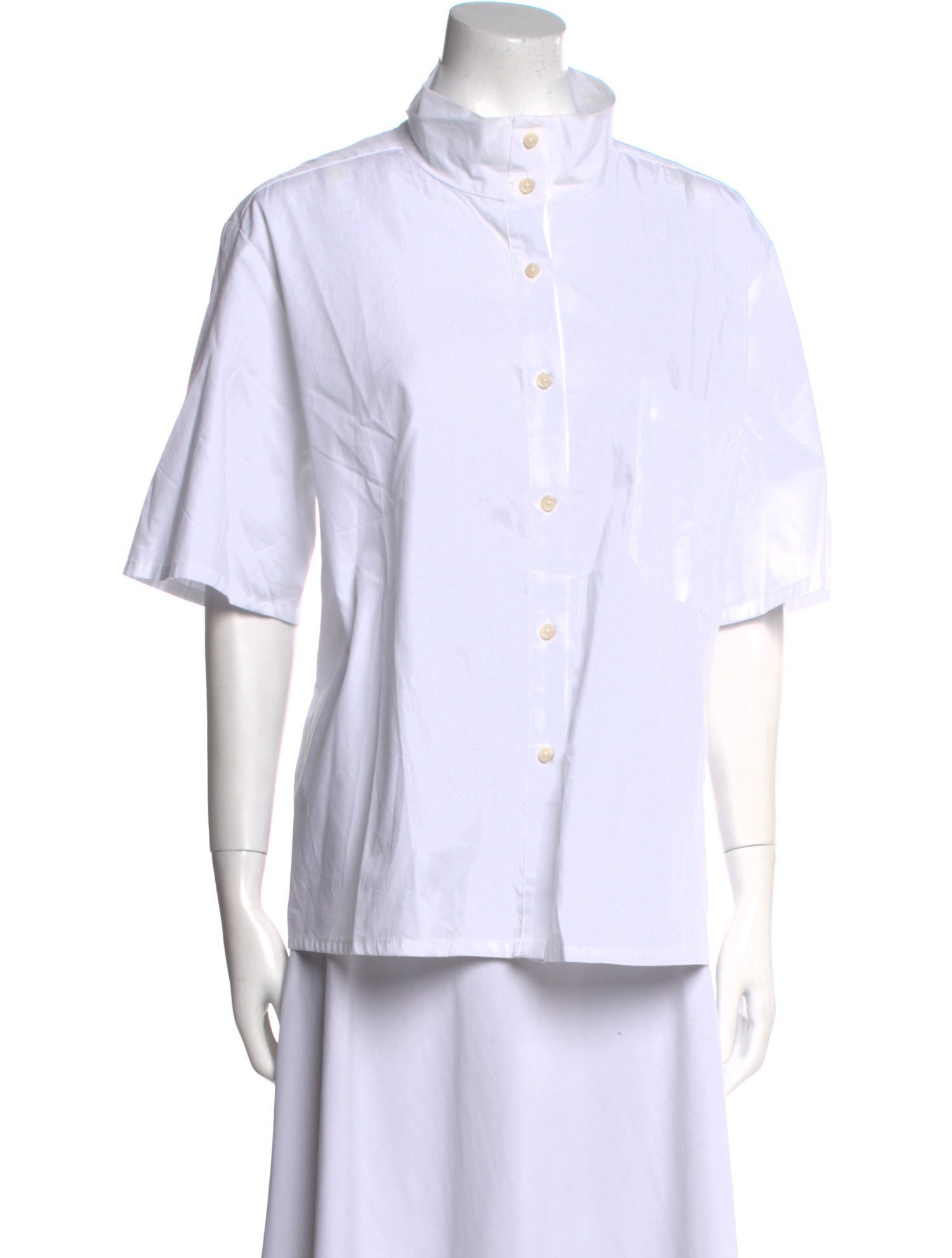 Rachel Comey Short Sleeve Button-Up Top