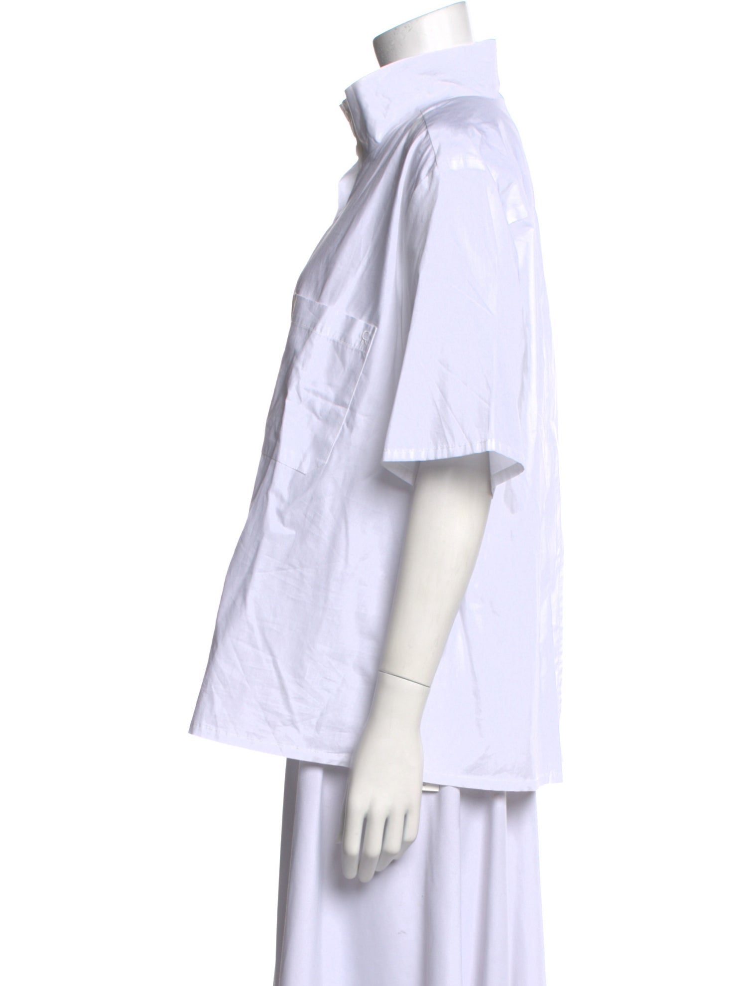 Rachel Comey Short Sleeve Button-Up Top