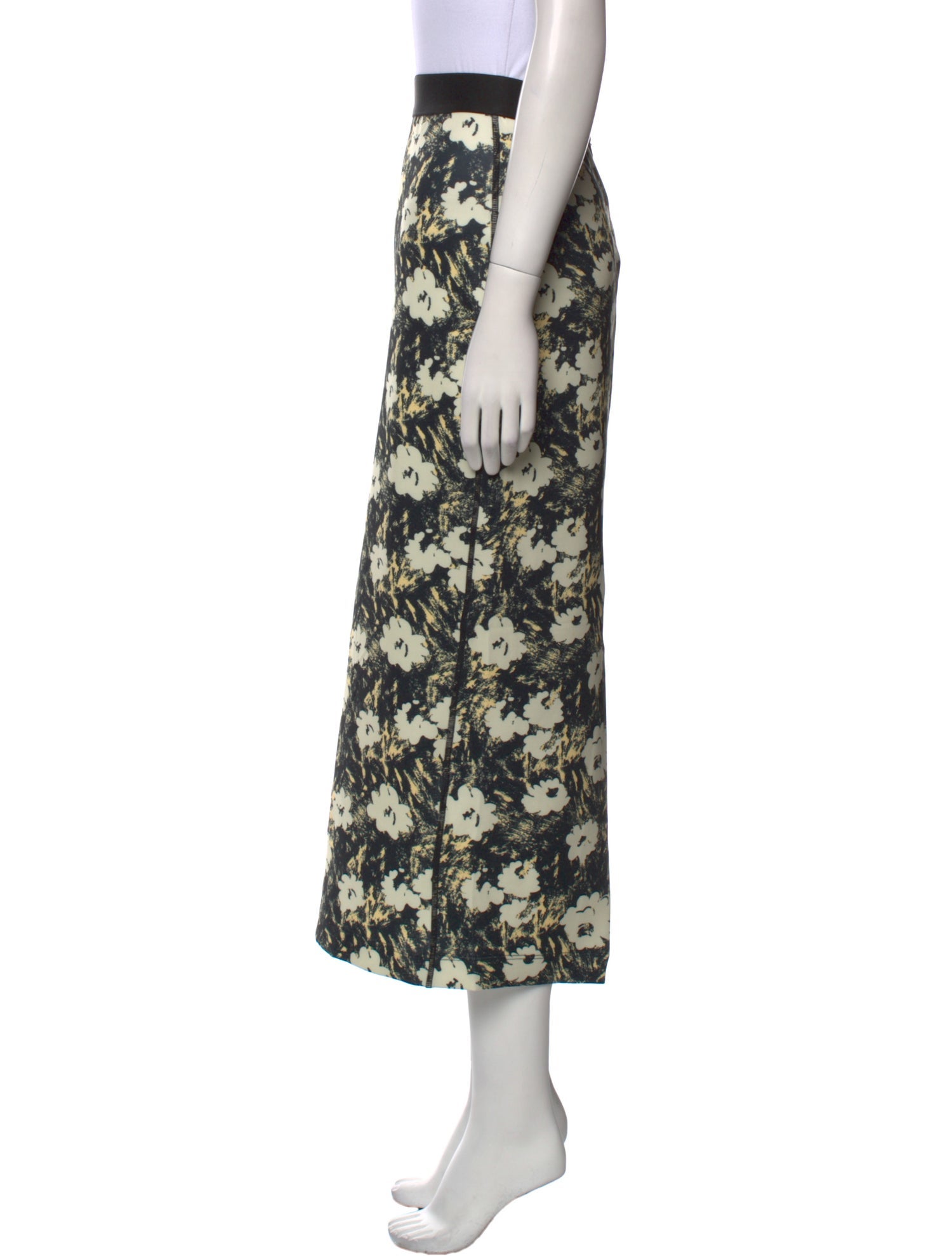 Rachel Comey Floral Print Midi Length Skirt