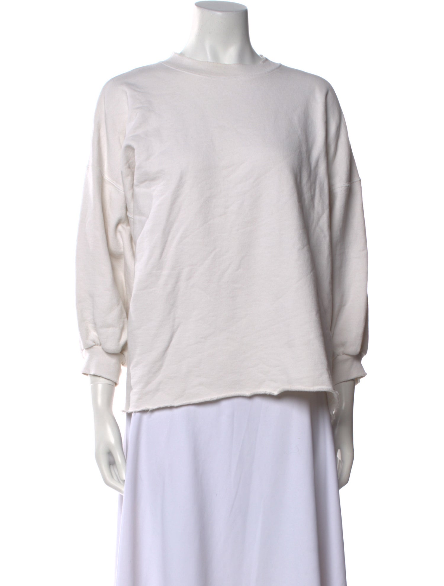 Rachel Comey Scoop Neck Three-Quarter Sleeve Sweatshirt