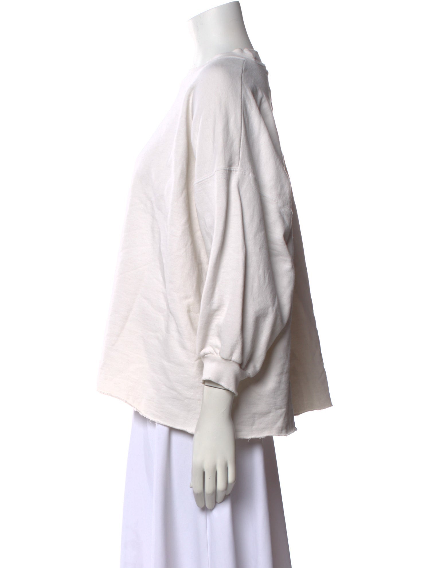 Rachel Comey Scoop Neck Three-Quarter Sleeve Sweatshirt