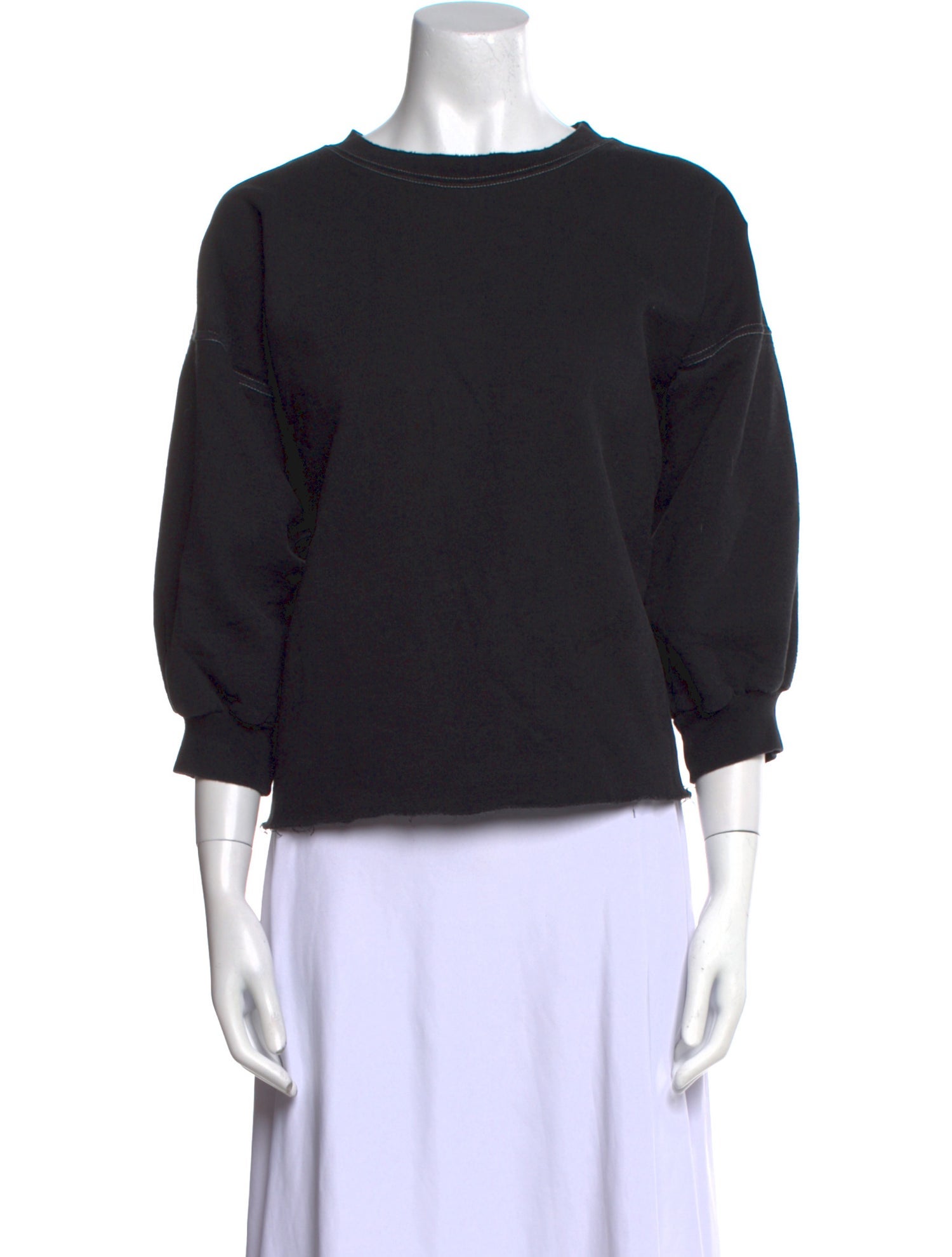 Rachel Comey Bateau Neckline Three-Quarter Sleeve Sweatshirt
