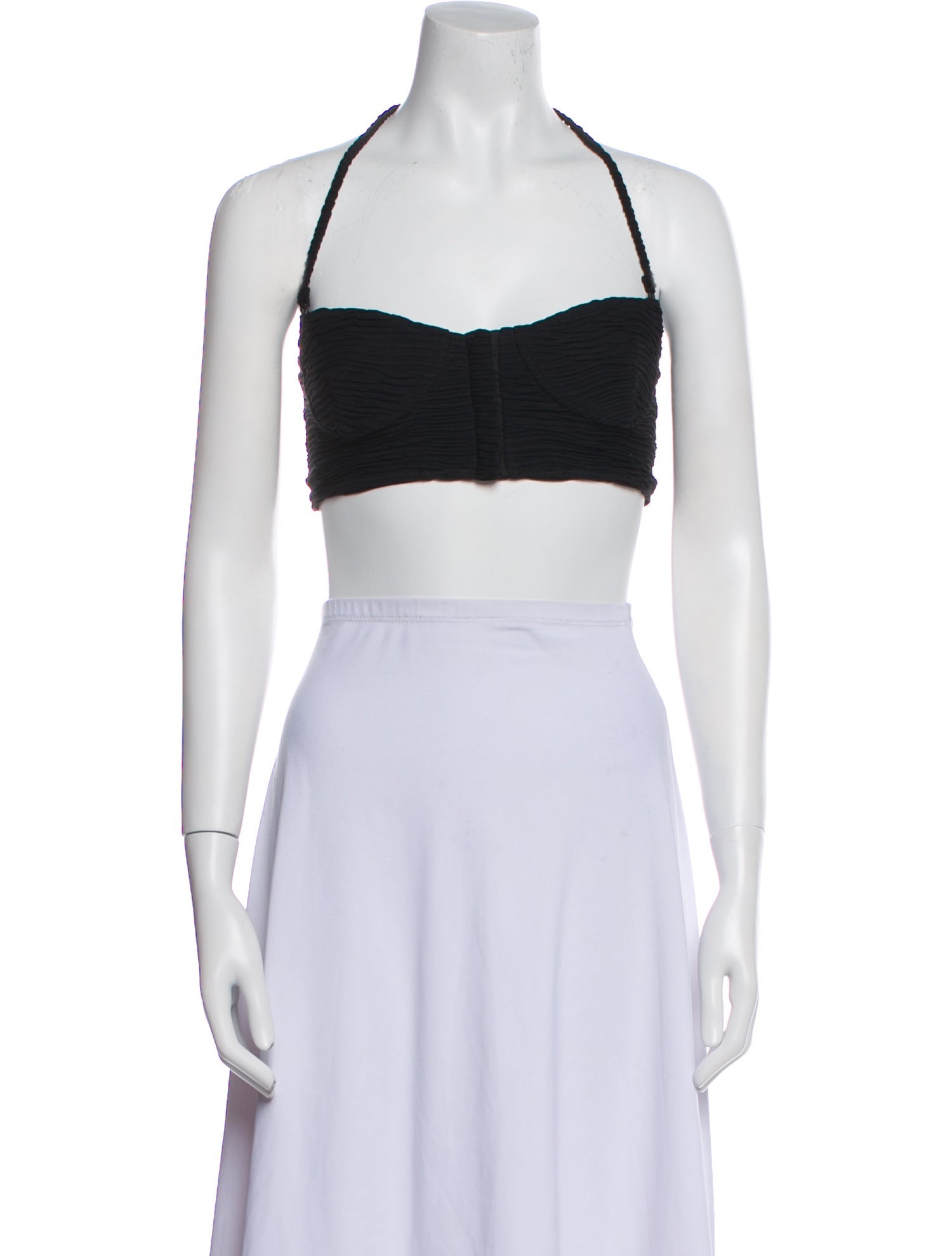 Rachel Comey Halterneck Sleeveless Crop Top