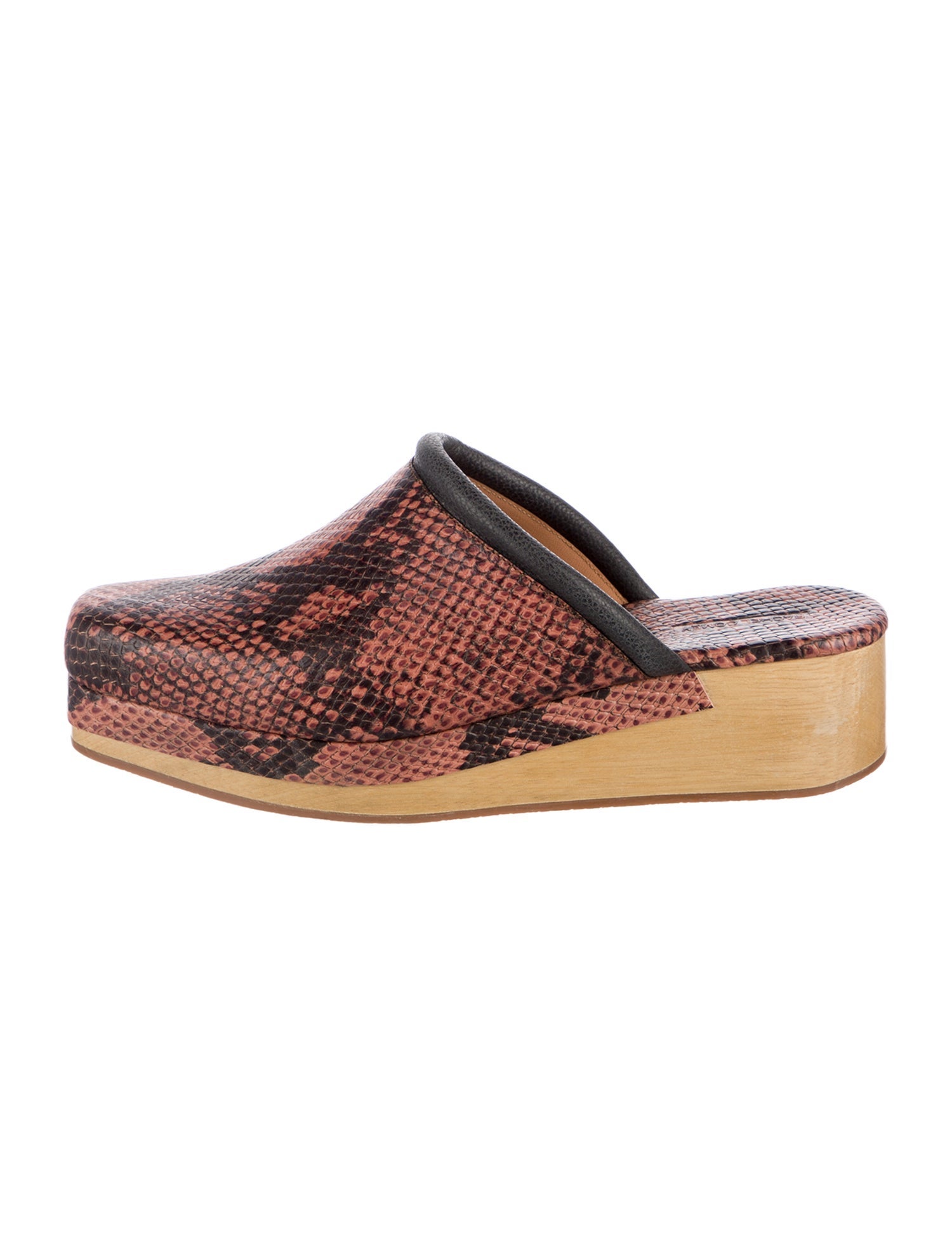 Rachel Comey Leather Animal Print Mules
