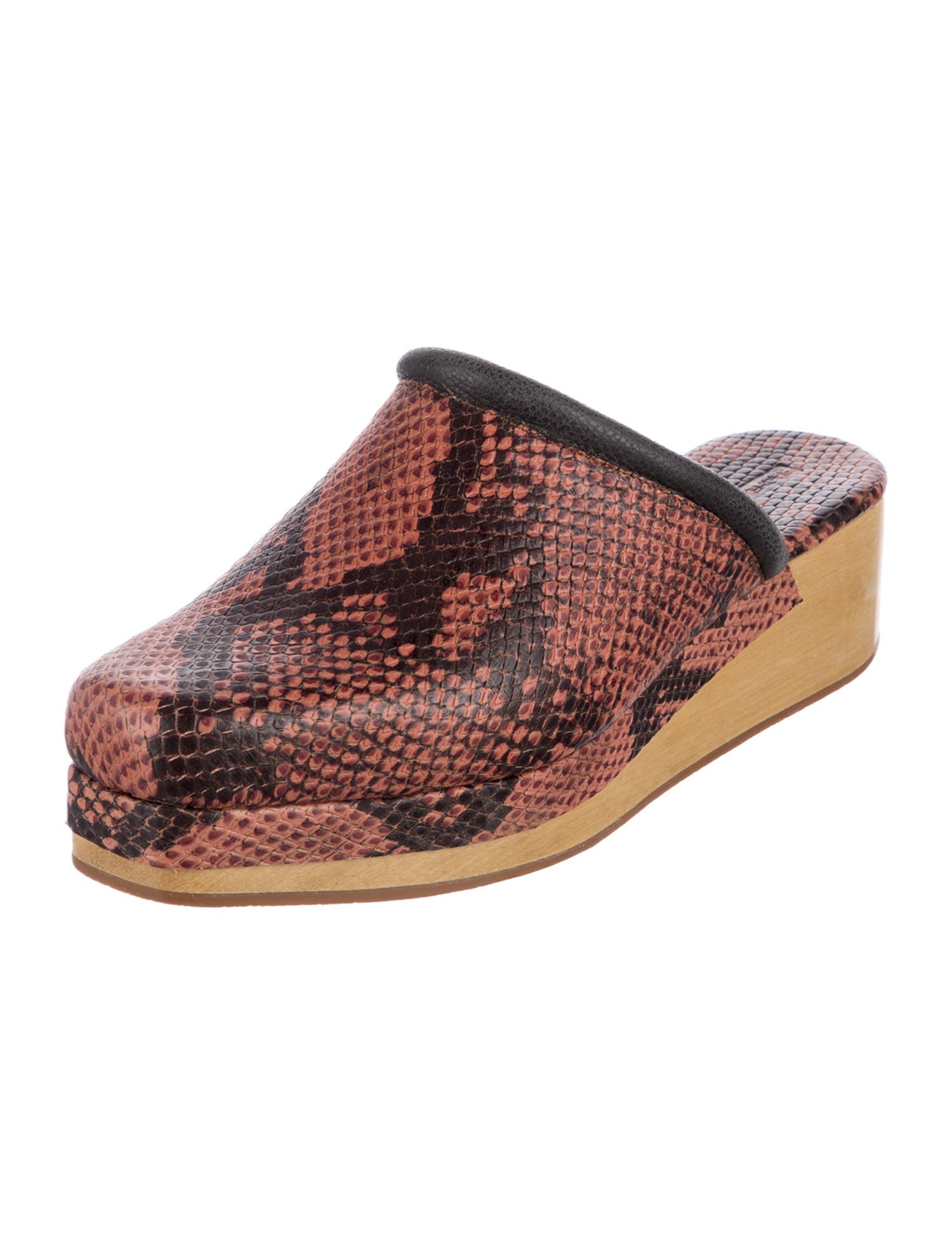 Rachel Comey Leather Animal Print Mules