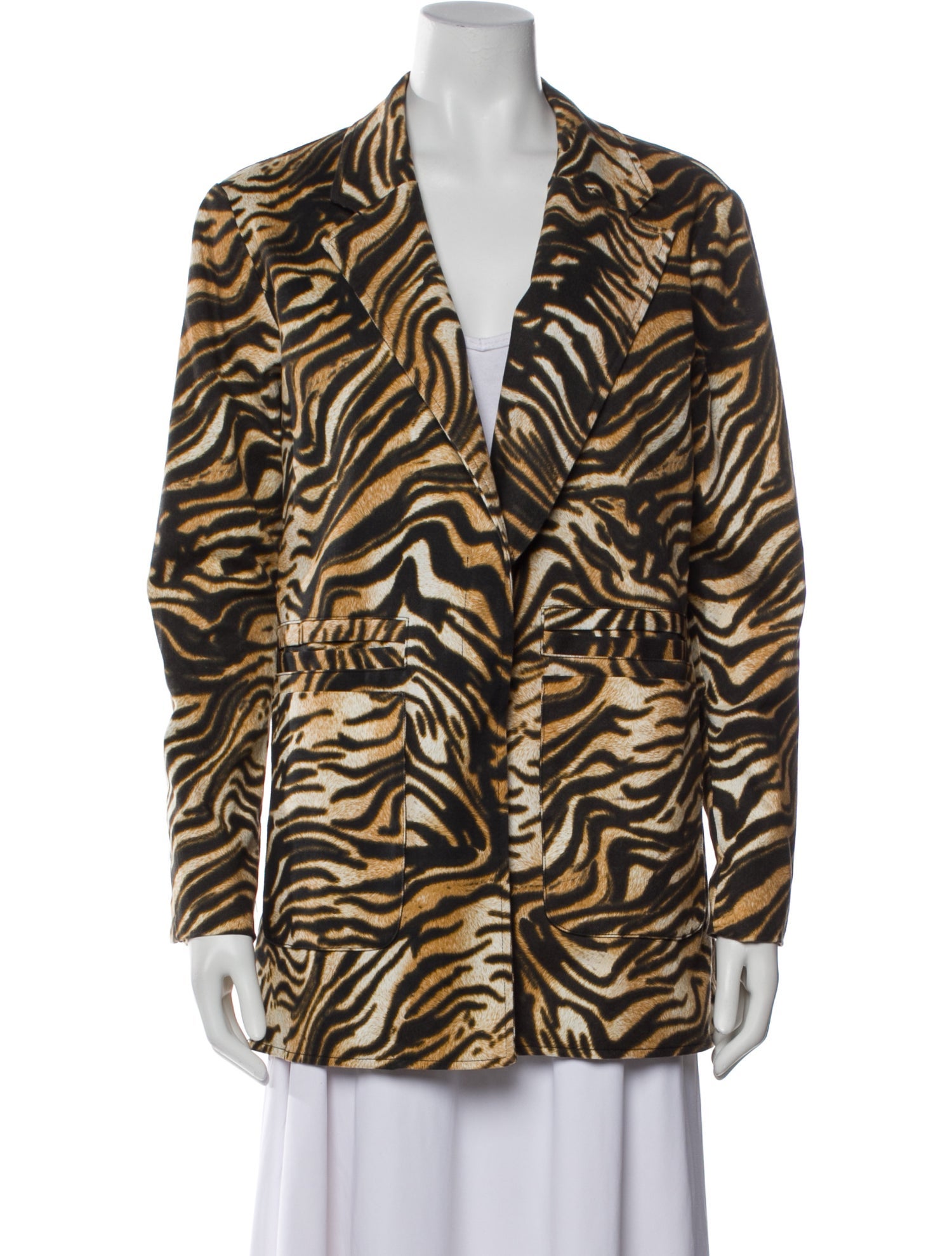 Rachel Comey Angora Animal Print Coat