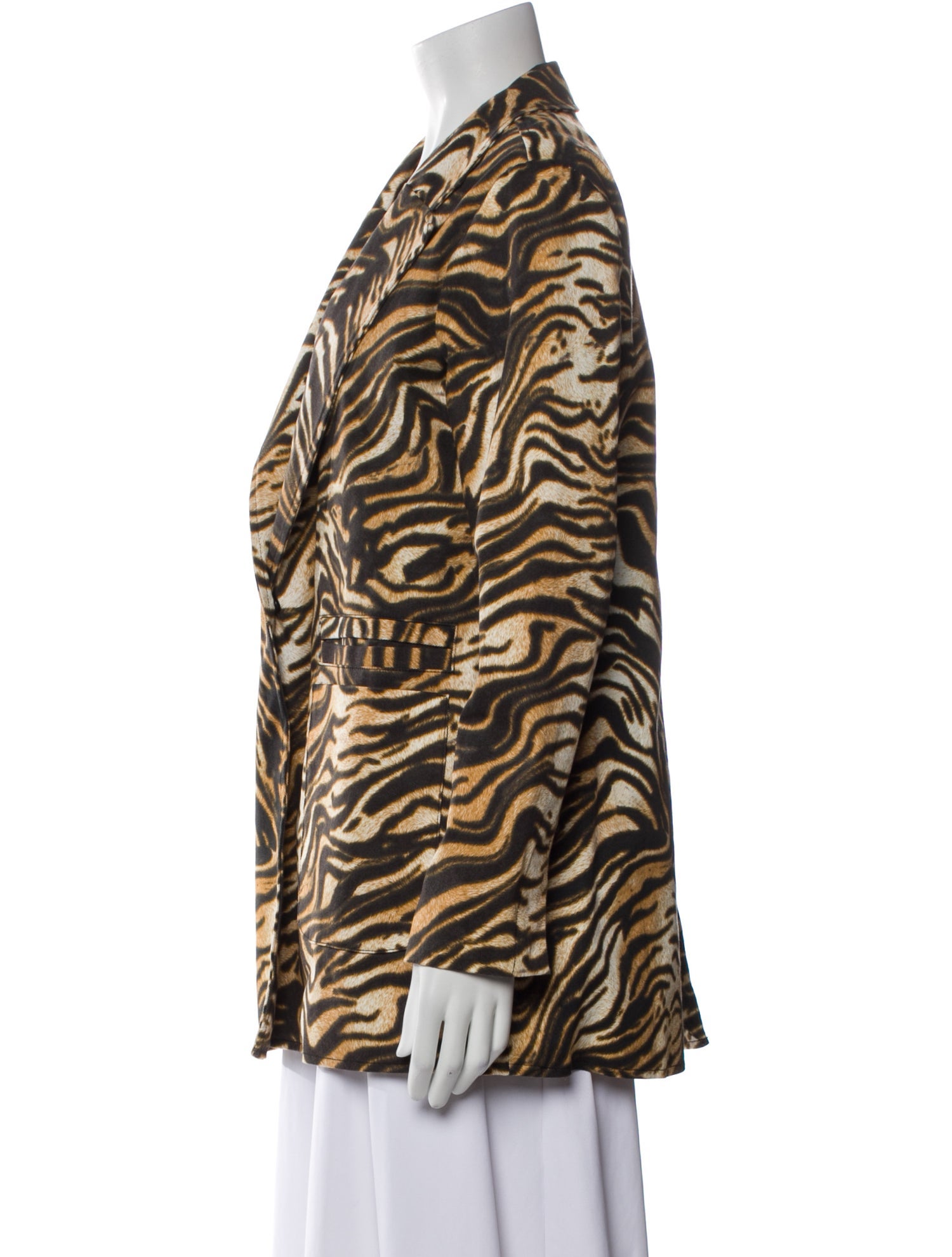 Rachel Comey Angora Animal Print Coat