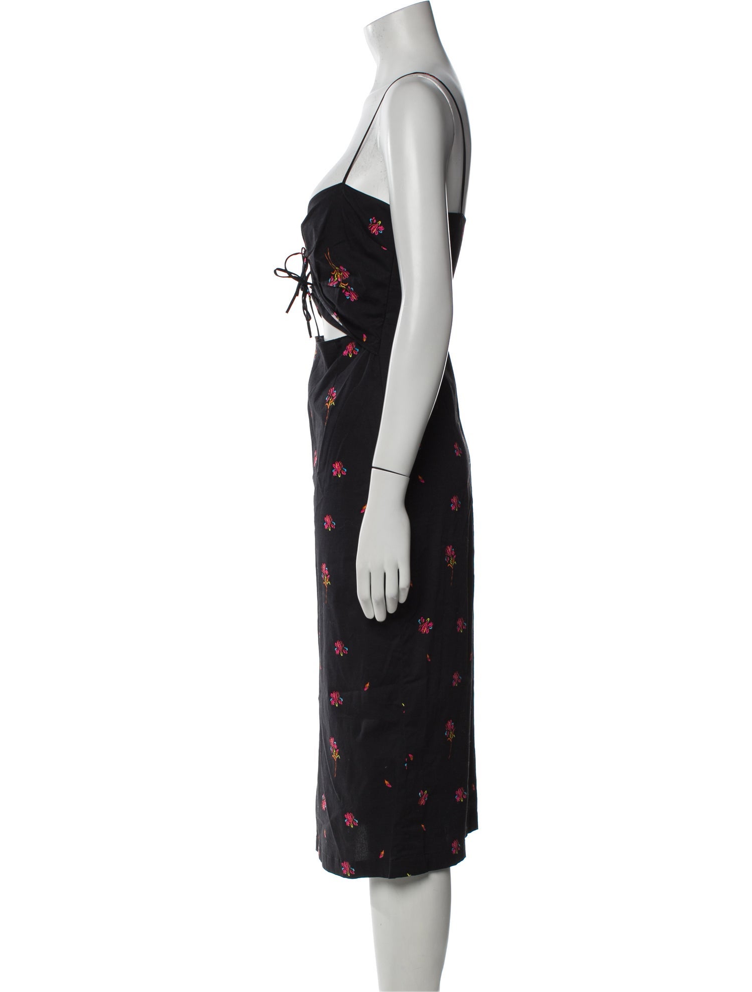 Rachel Comey Floral Print Midi Length Dress