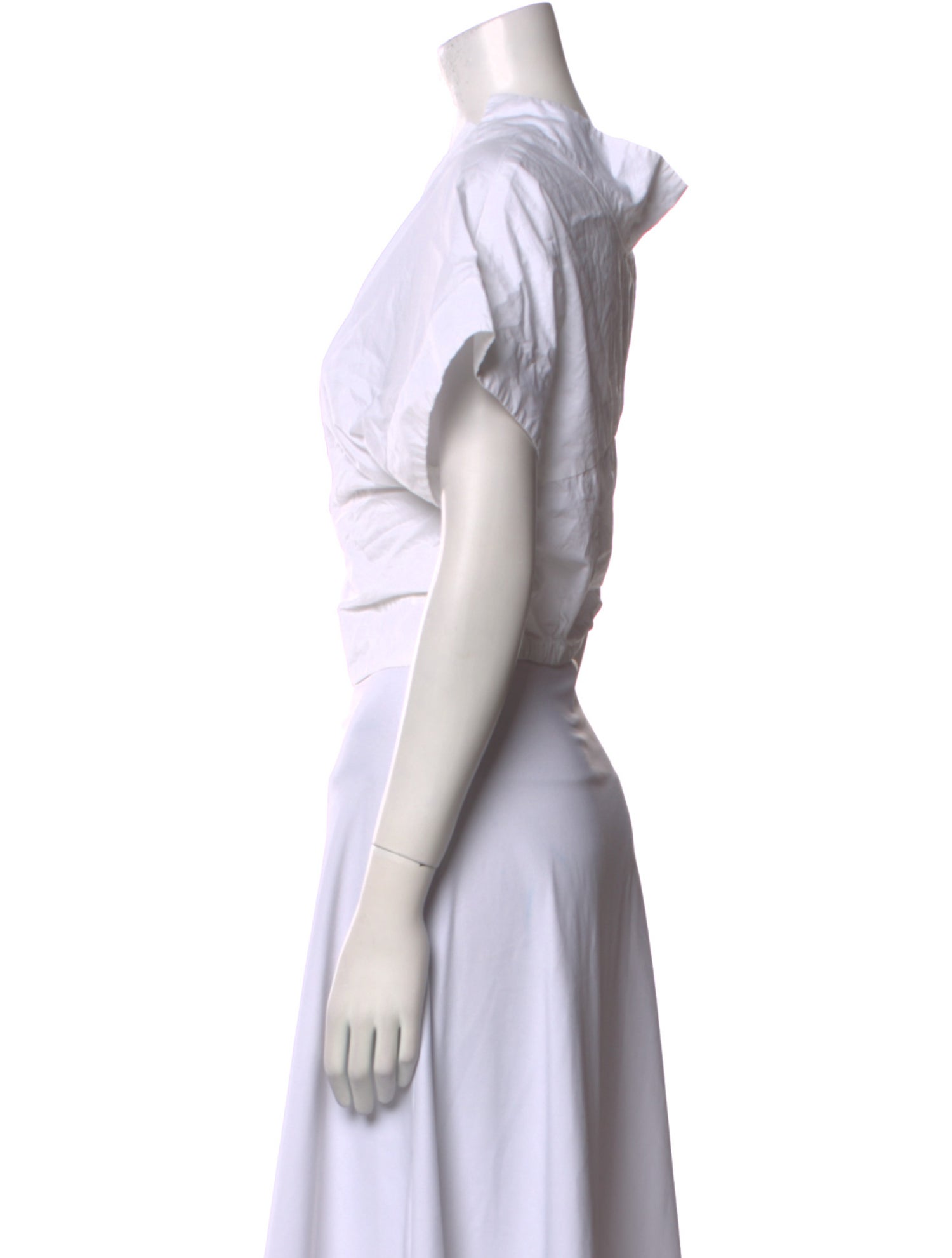 Rachel Comey V-Neck Short Sleeve Crop Top