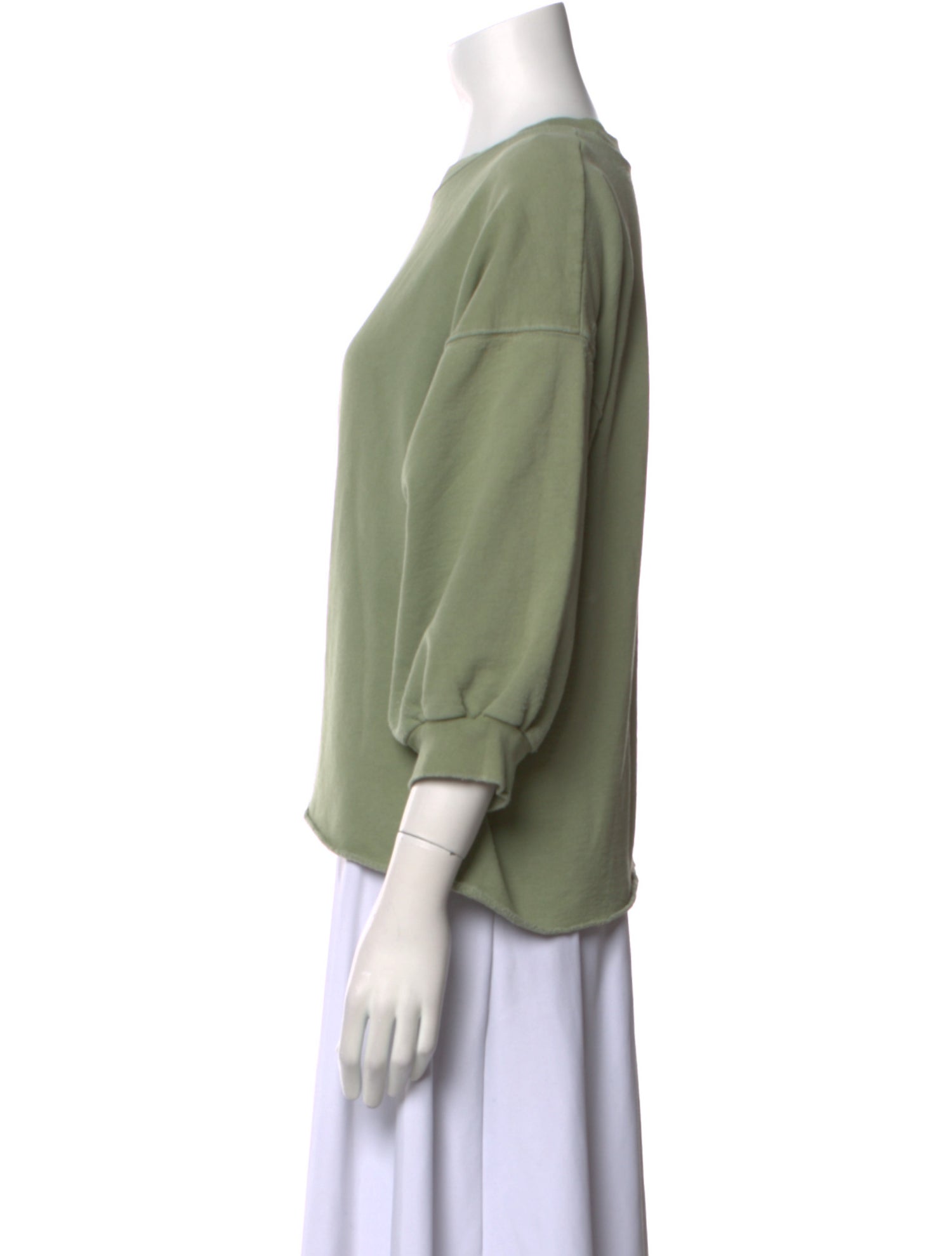 Rachel Comey Scoop Neck Three-Quarter Sleeve Sweatshirt