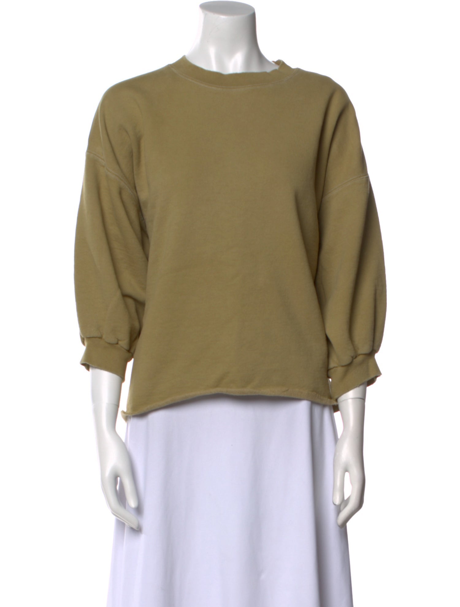 Rachel Comey Scoop Neck Three-Quarter Sleeve Sweatshirt