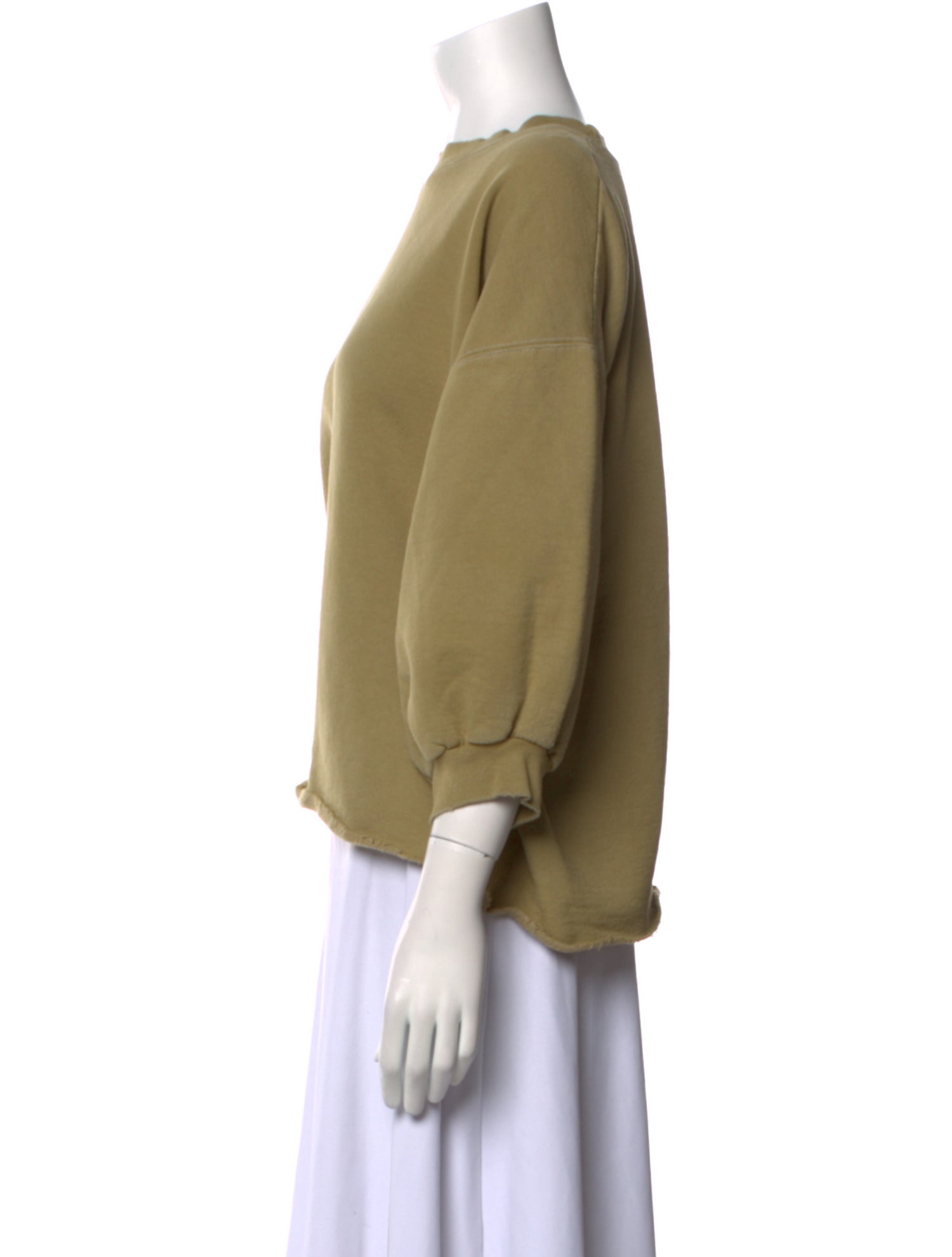 Rachel Comey Scoop Neck Three-Quarter Sleeve Sweatshirt