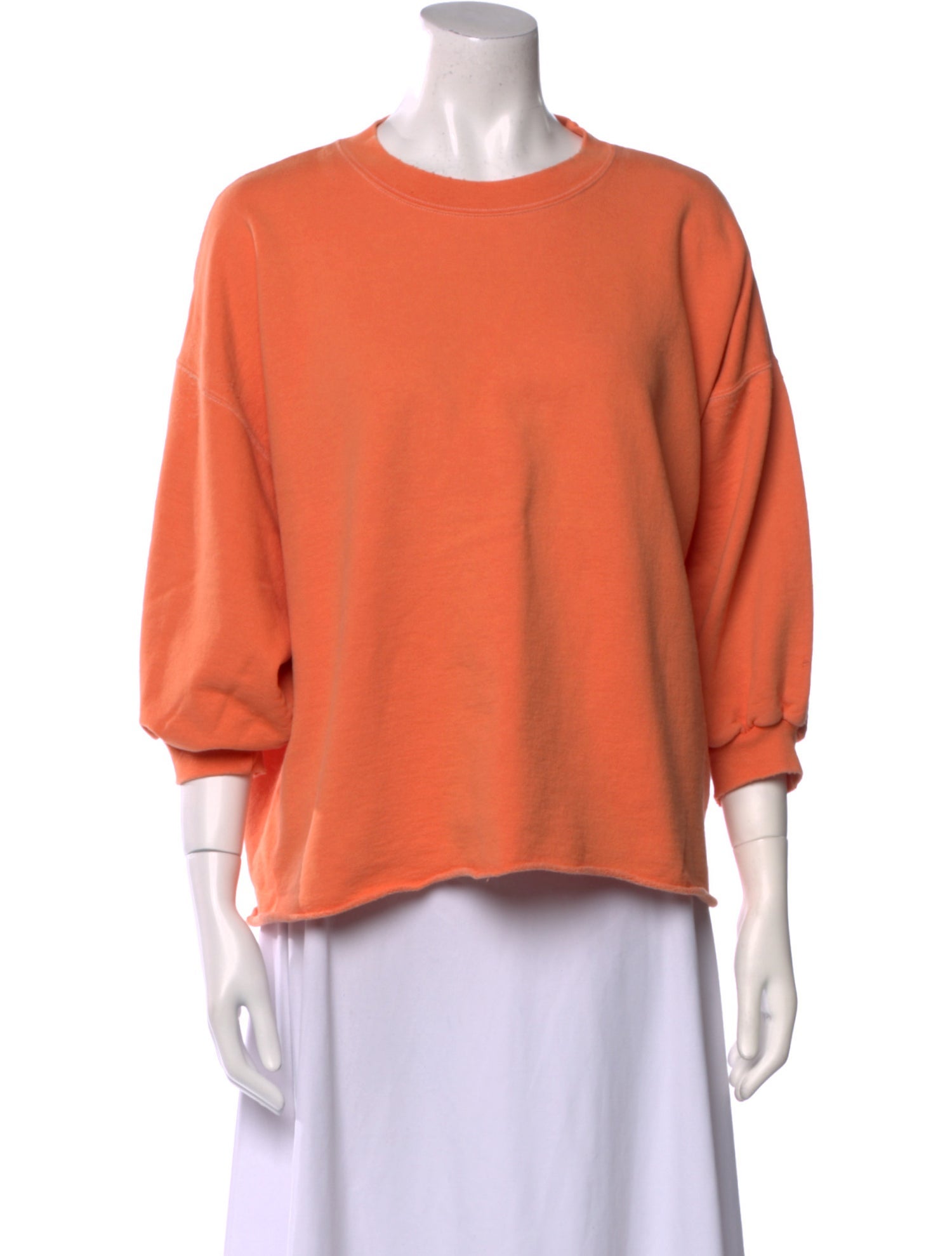 Rachel Comey Crew Neck Three-Quarter Sleeve Sweatshirt