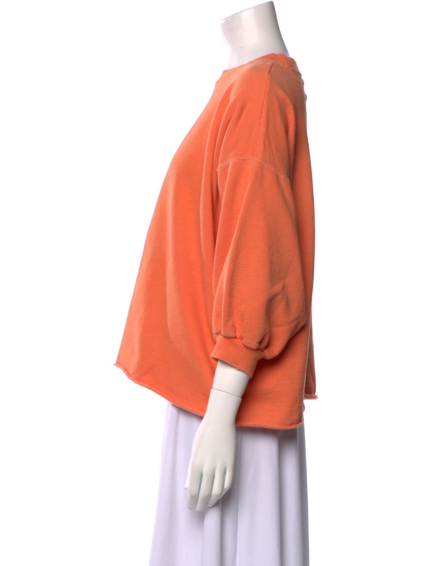 Rachel Comey Crew Neck Three-Quarter Sleeve Sweatshirt