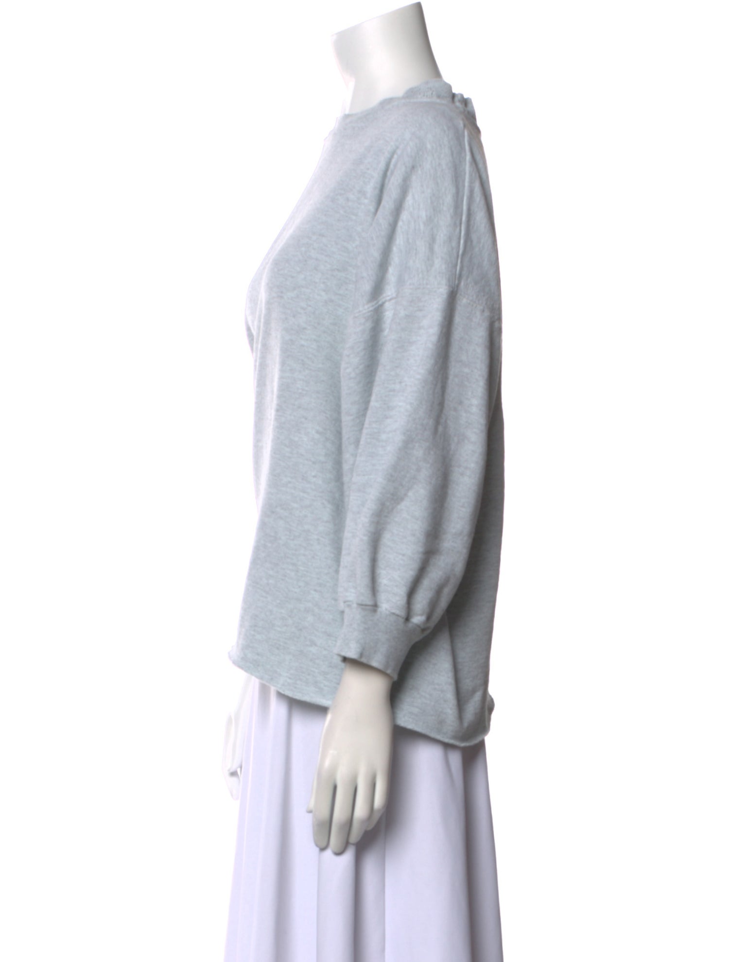 Rachel Comey Bateau Neckline Three-Quarter Sleeve Sweatshirt