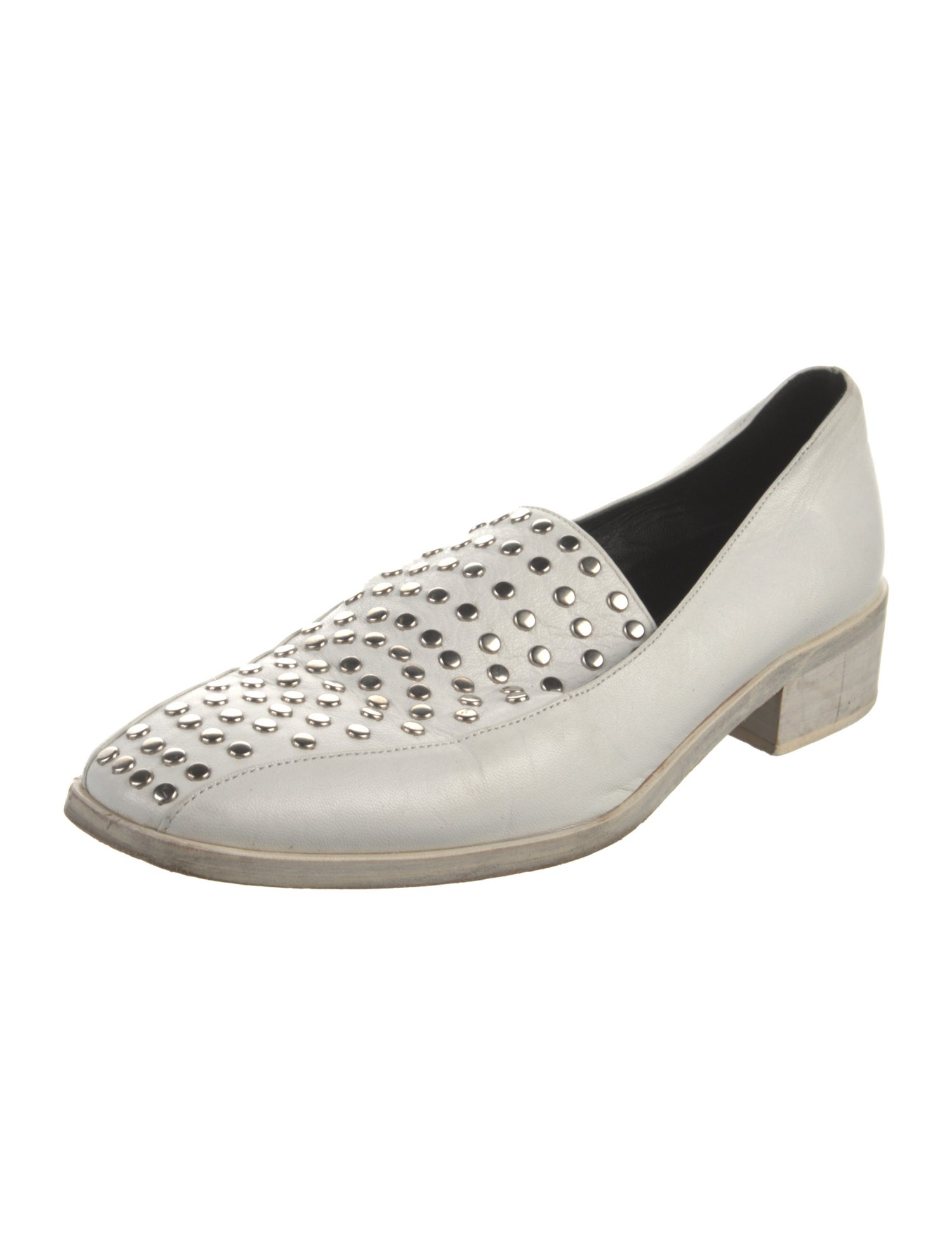 Rachel Comey Leather Studded Accents Loafers