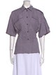Rachel Comey Short Sleeve Button-Up Top