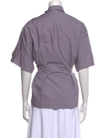 Rachel Comey Short Sleeve Button-Up Top