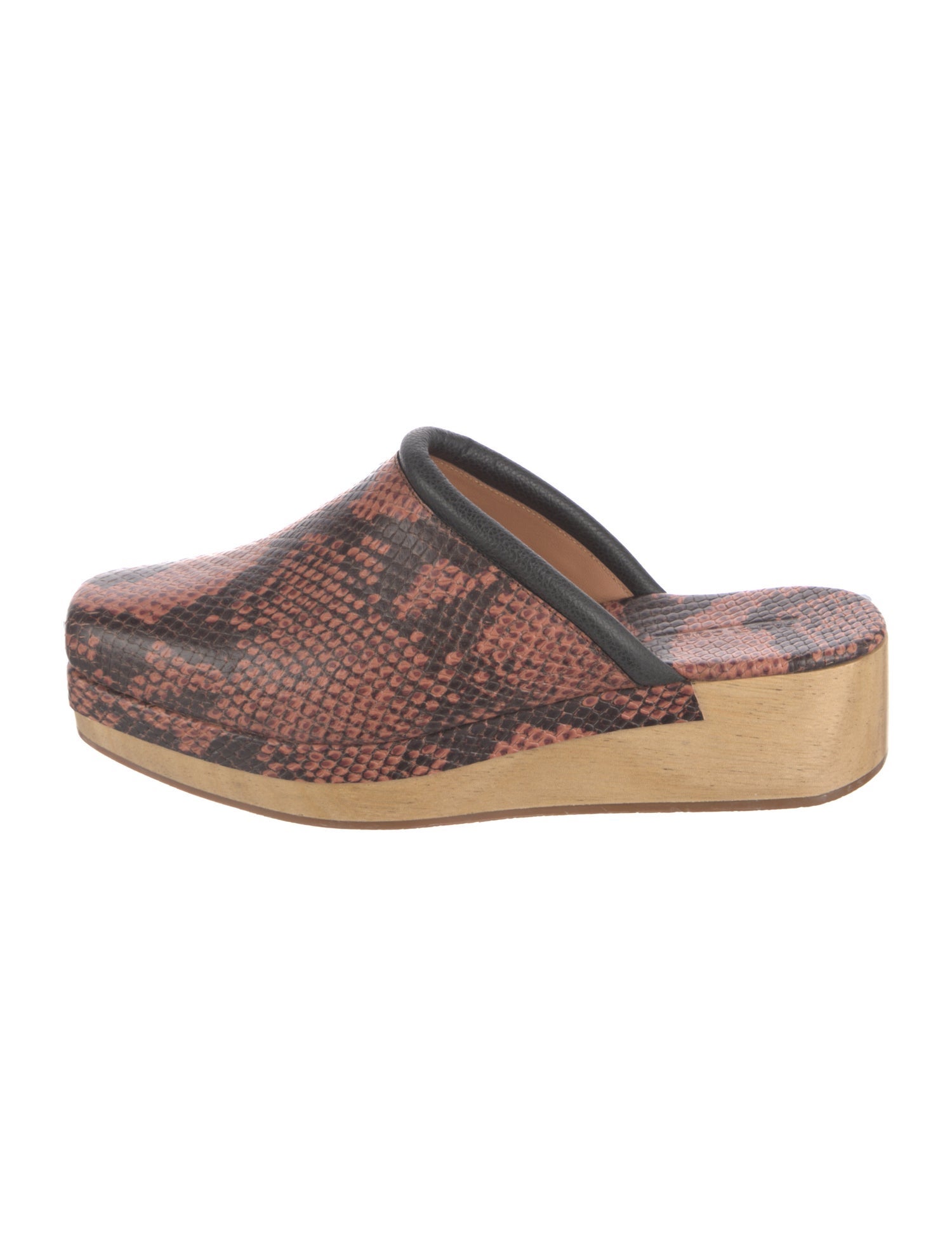 Rachel Comey Leather Animal Print Mules