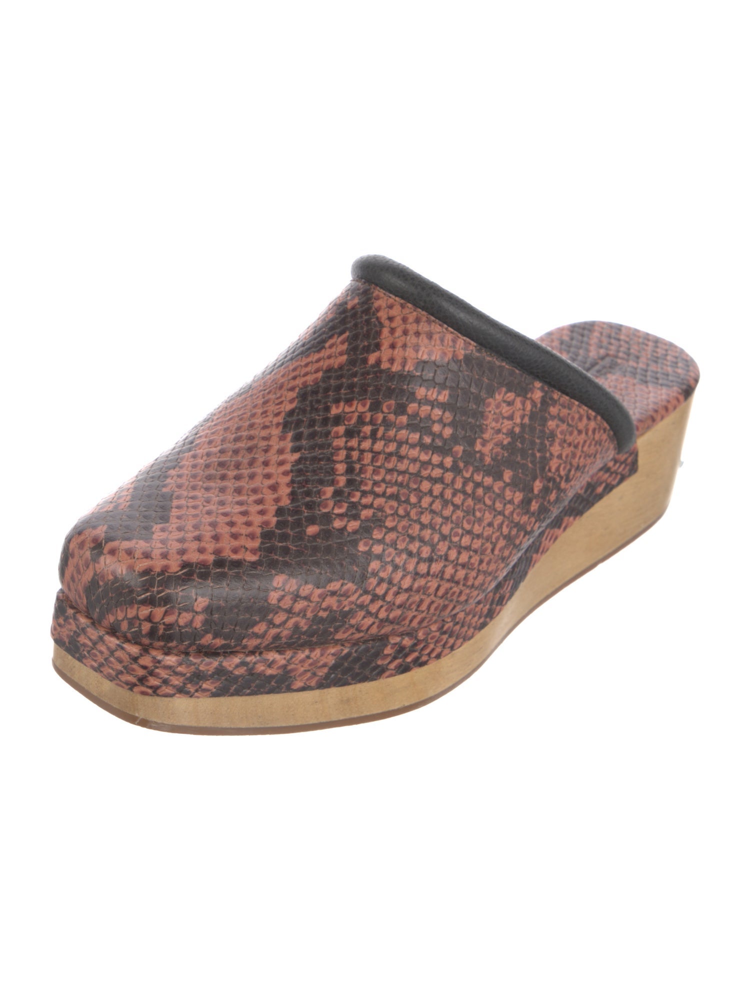Rachel Comey Leather Animal Print Mules