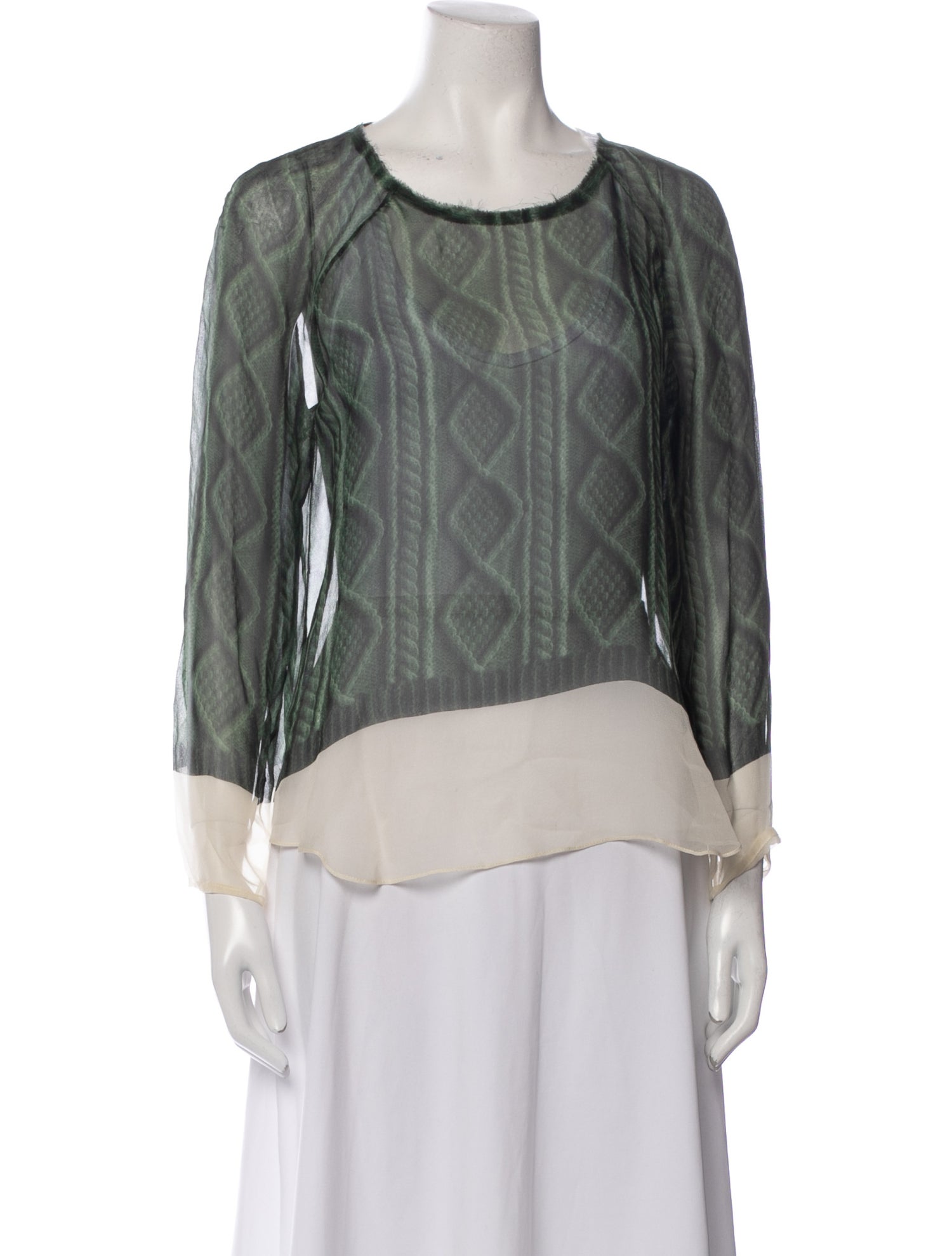 Rachel Comey Silk Printed Blouse