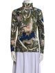 Rachel Comey Printed Turtleneck Blouse