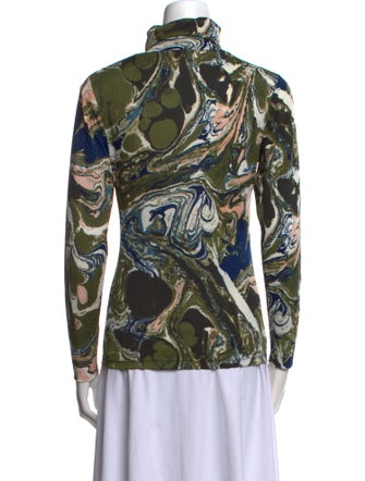Rachel Comey Printed Turtleneck Blouse