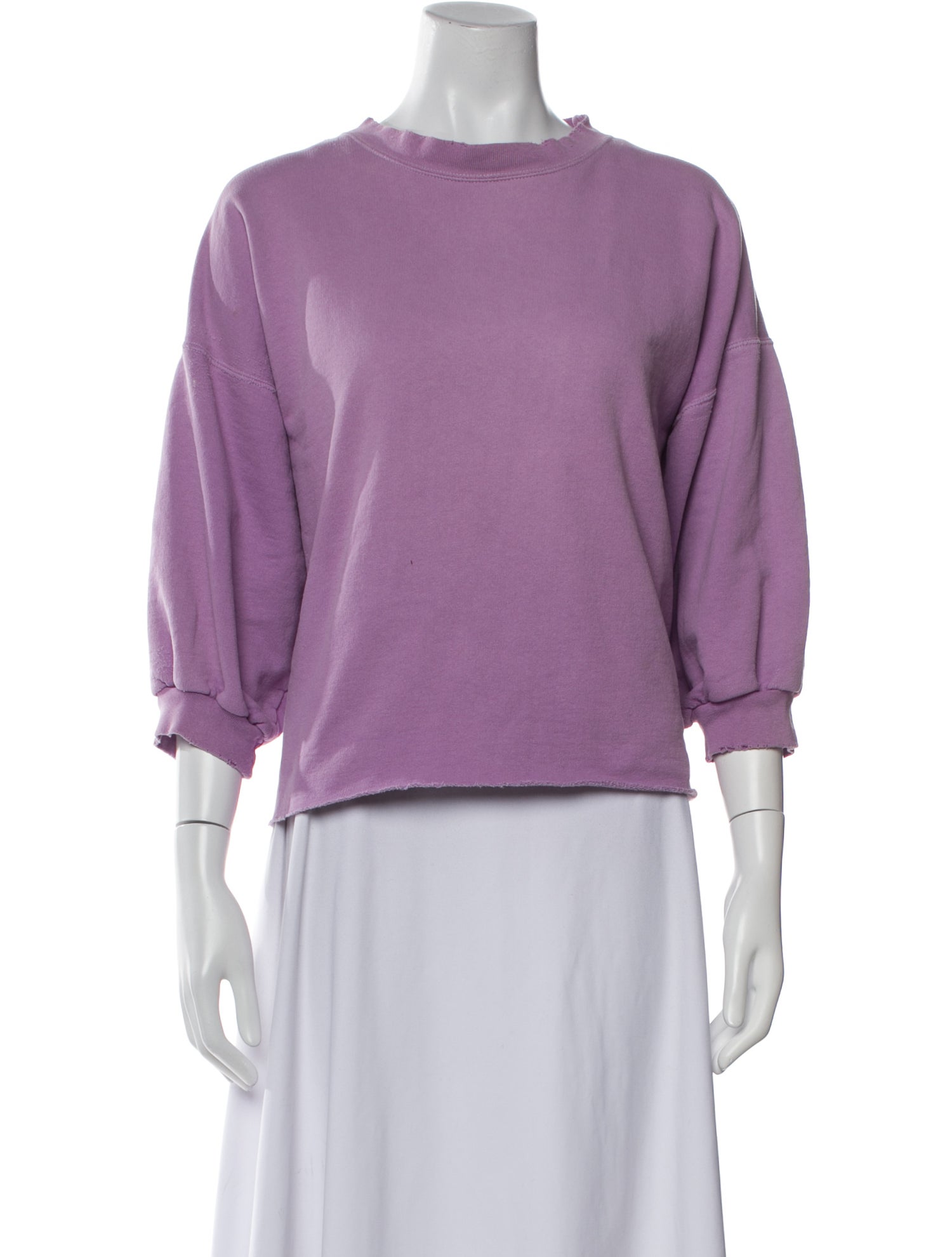 Rachel Comey Bateau Neckline Three-Quarter Sleeve Sweatshirt