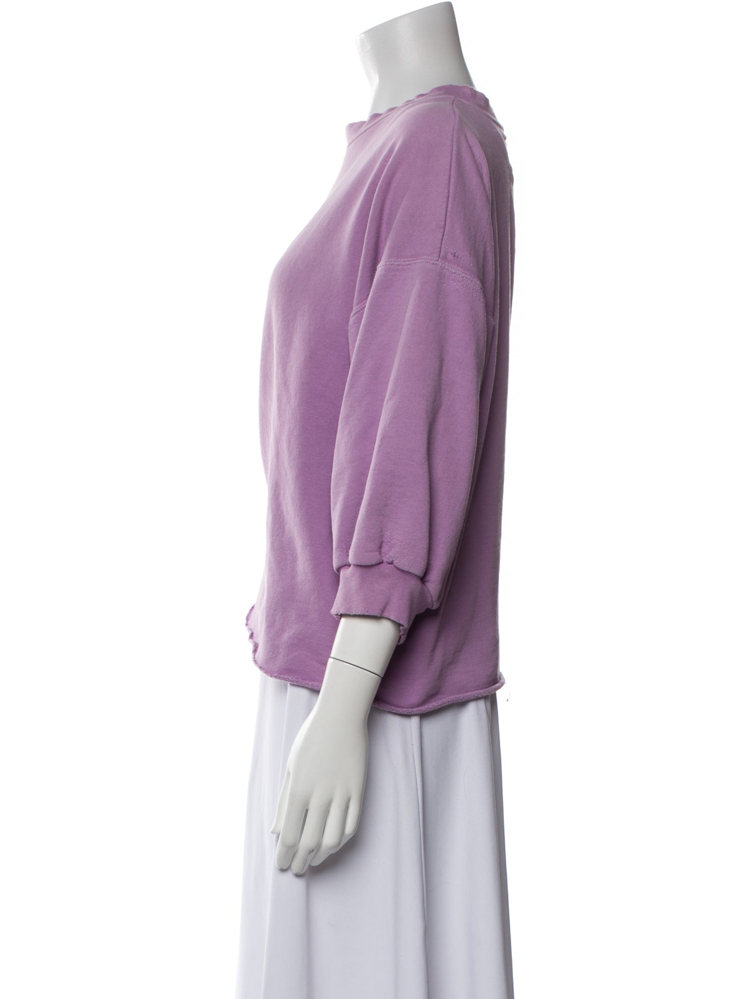 Rachel Comey Bateau Neckline Three-Quarter Sleeve Sweatshirt