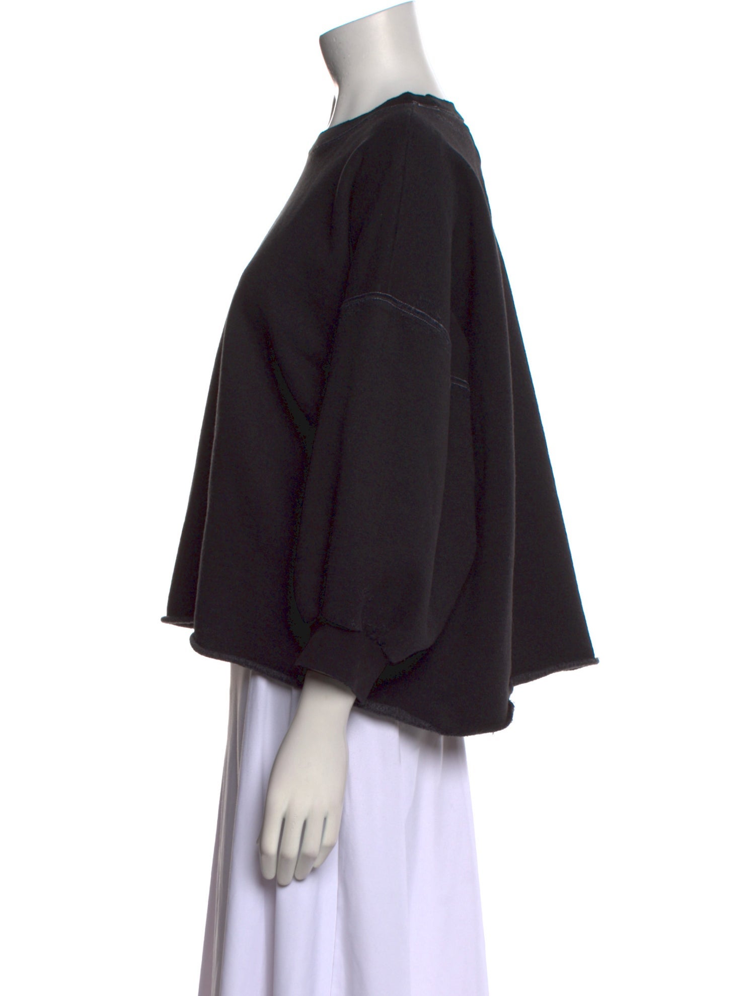 Rachel Comey Bateau Neckline Three-Quarter Sleeve Sweatshirt