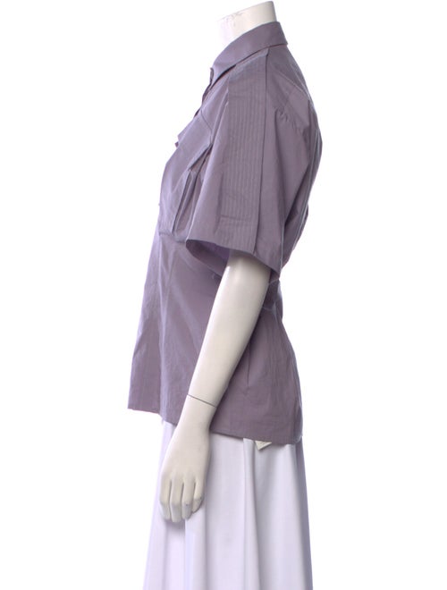 Rachel Comey Short Sleeve Button-Up Top