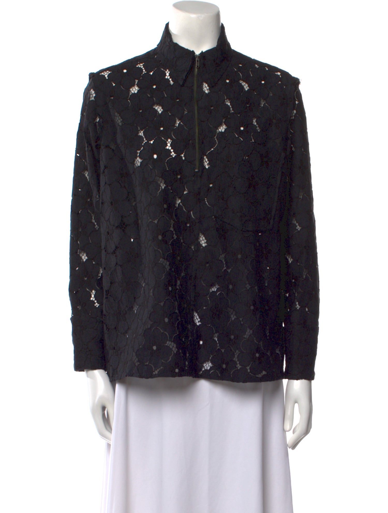 Rachel Comey Floral Print Long Sleeve Button-Up Top