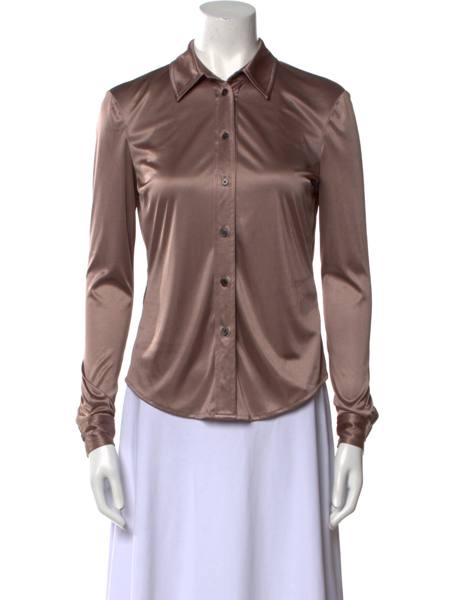 Rachel Comey Long Sleeve Button-Up Top