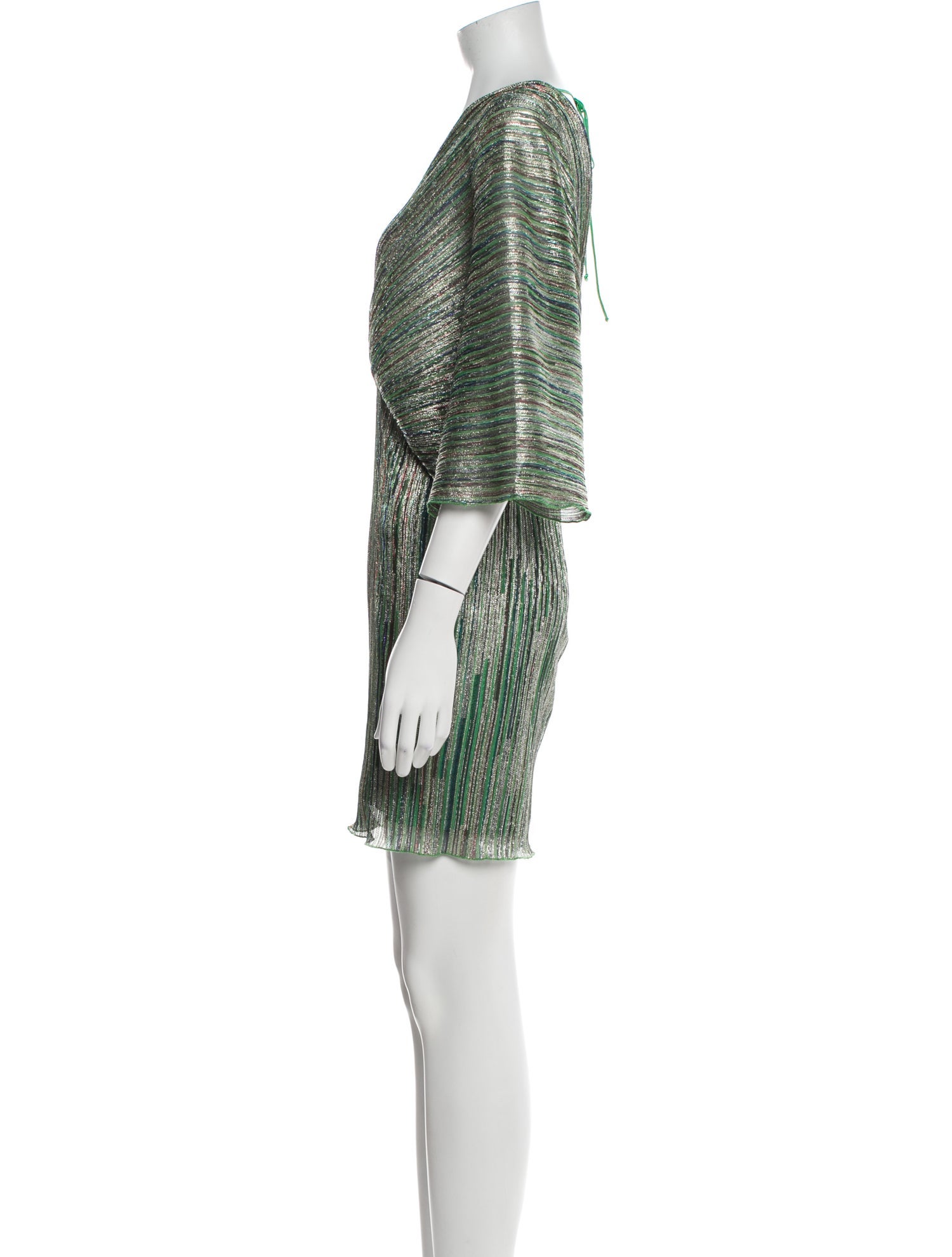 ROTATE Birger Christensen Striped Mini Dress