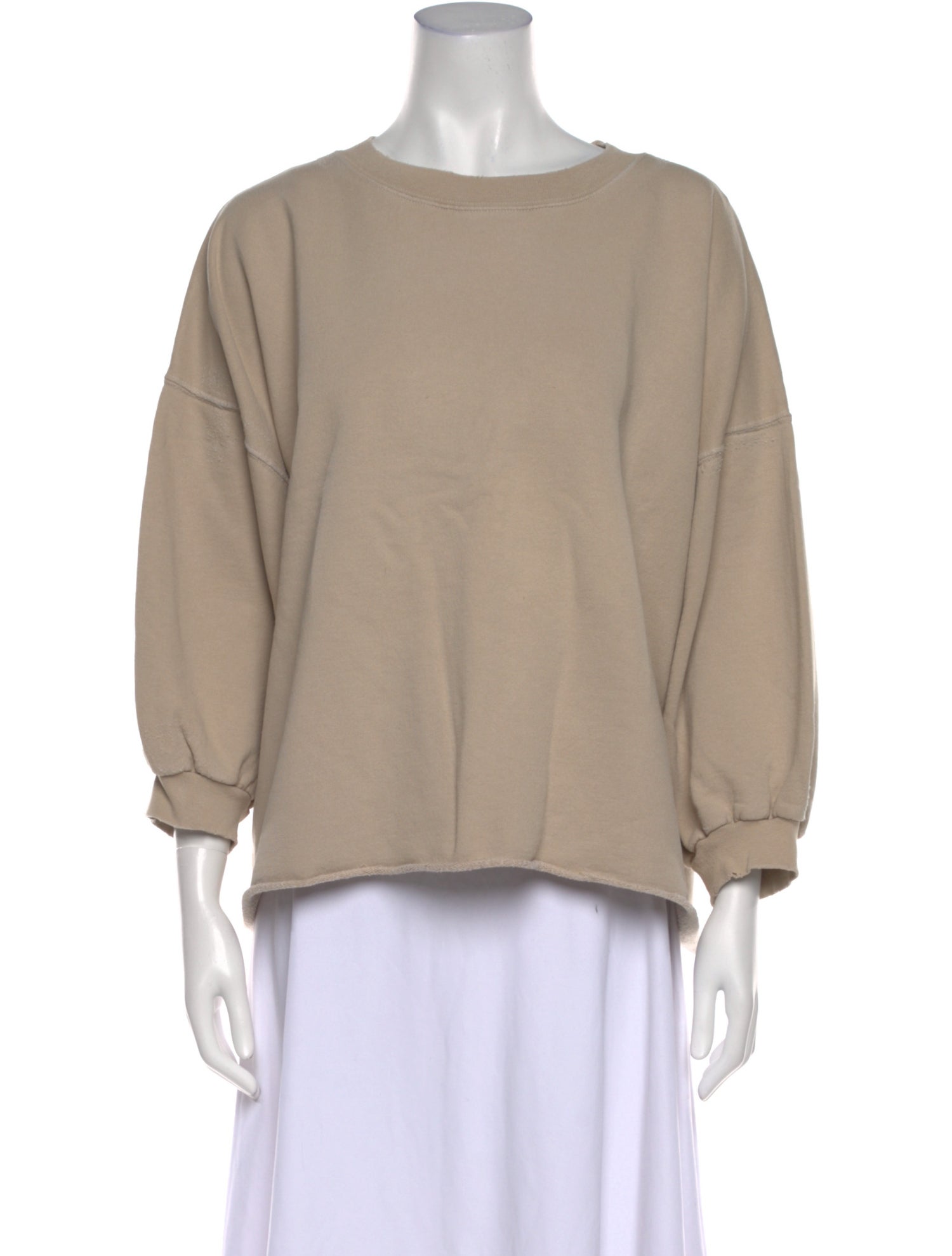 Rachel Comey Scoop Neck Three-Quarter Sleeve Sweatshirt