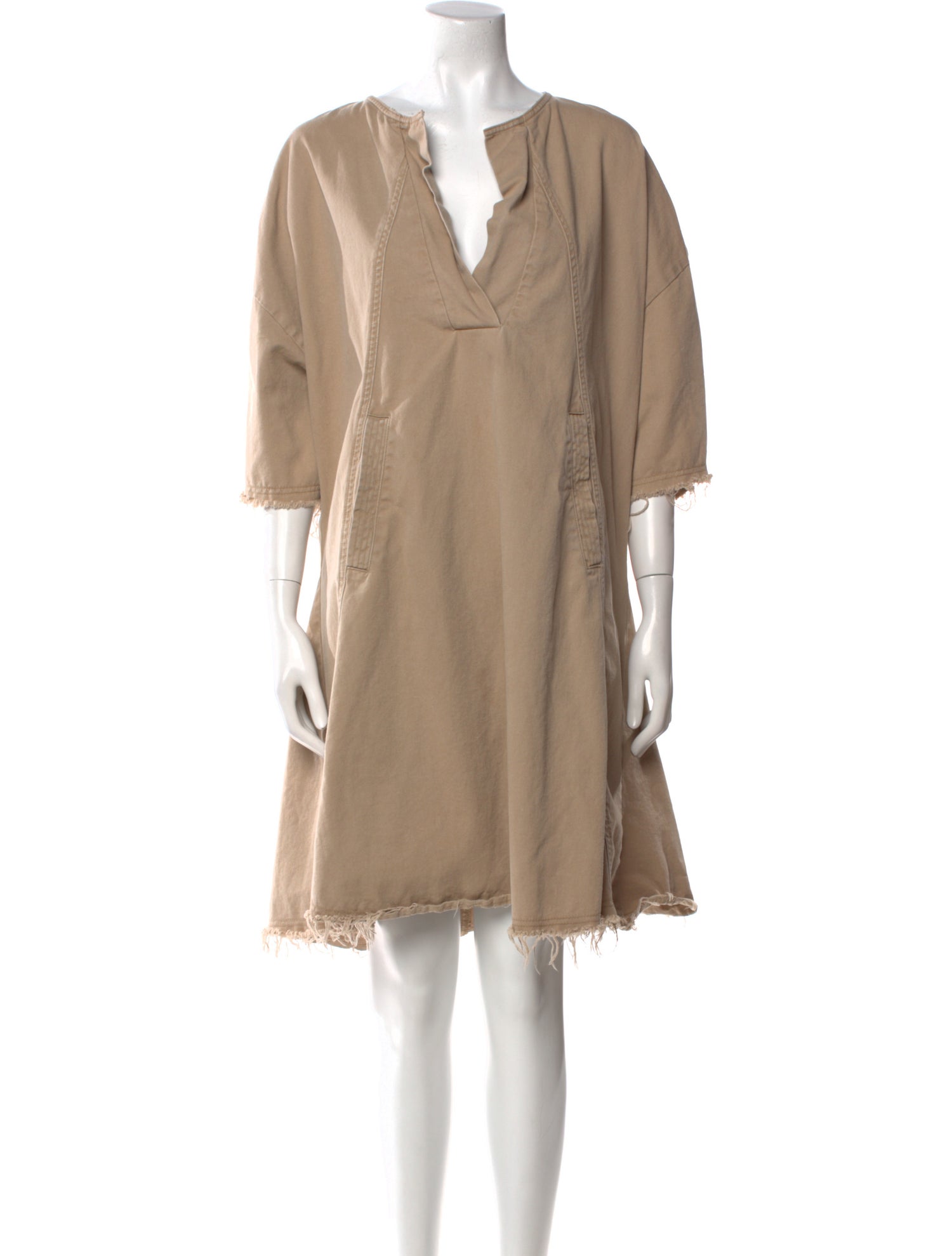 Rachel Comey V-Neck Knee-Length Dress