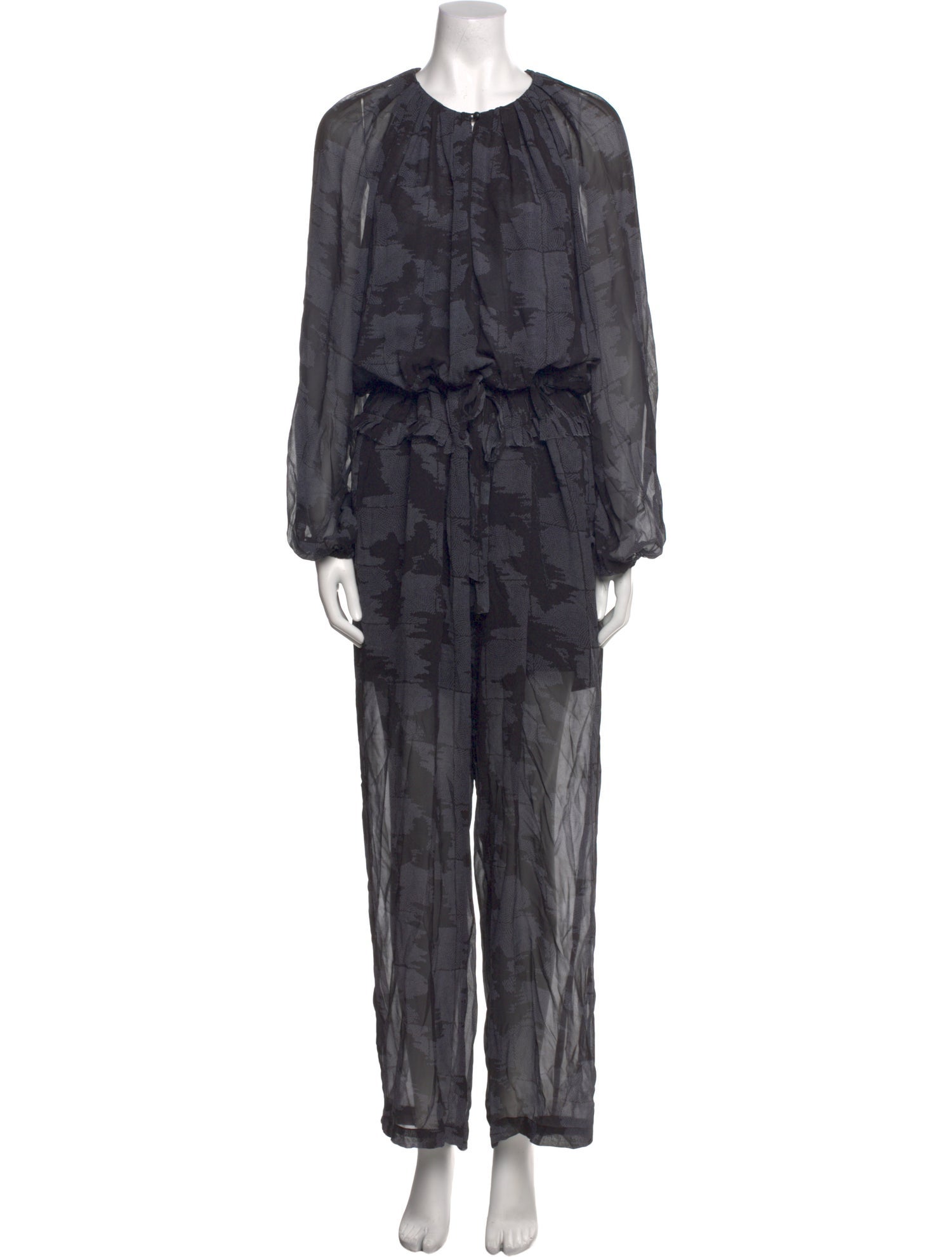 Rachel Comey Silk Printed Jumpsuit