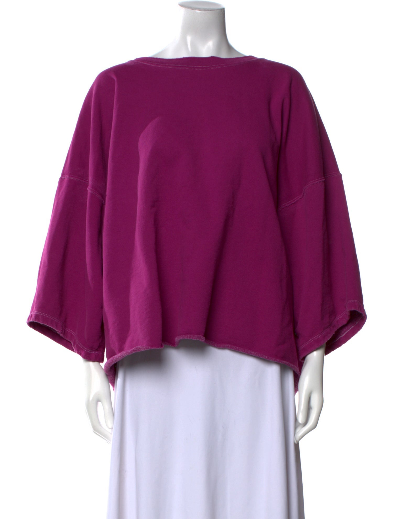 Rachel Comey Bateau Neckline Three-Quarter Sleeve Blouse